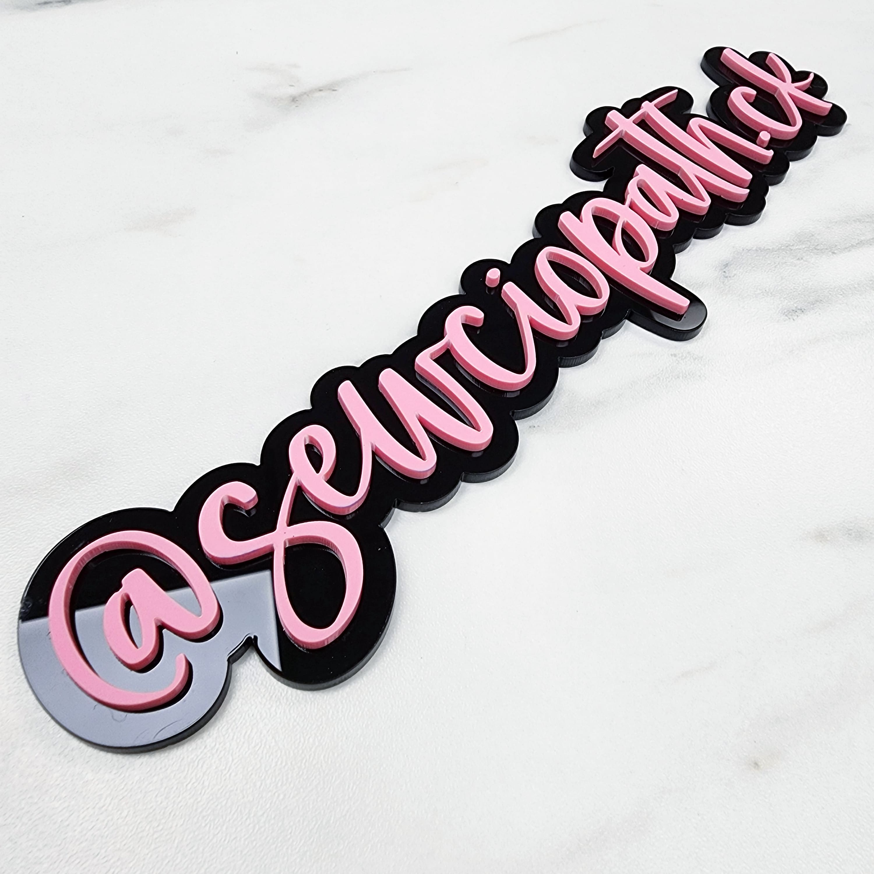 Custom Layered Name | Photo/Video Prop