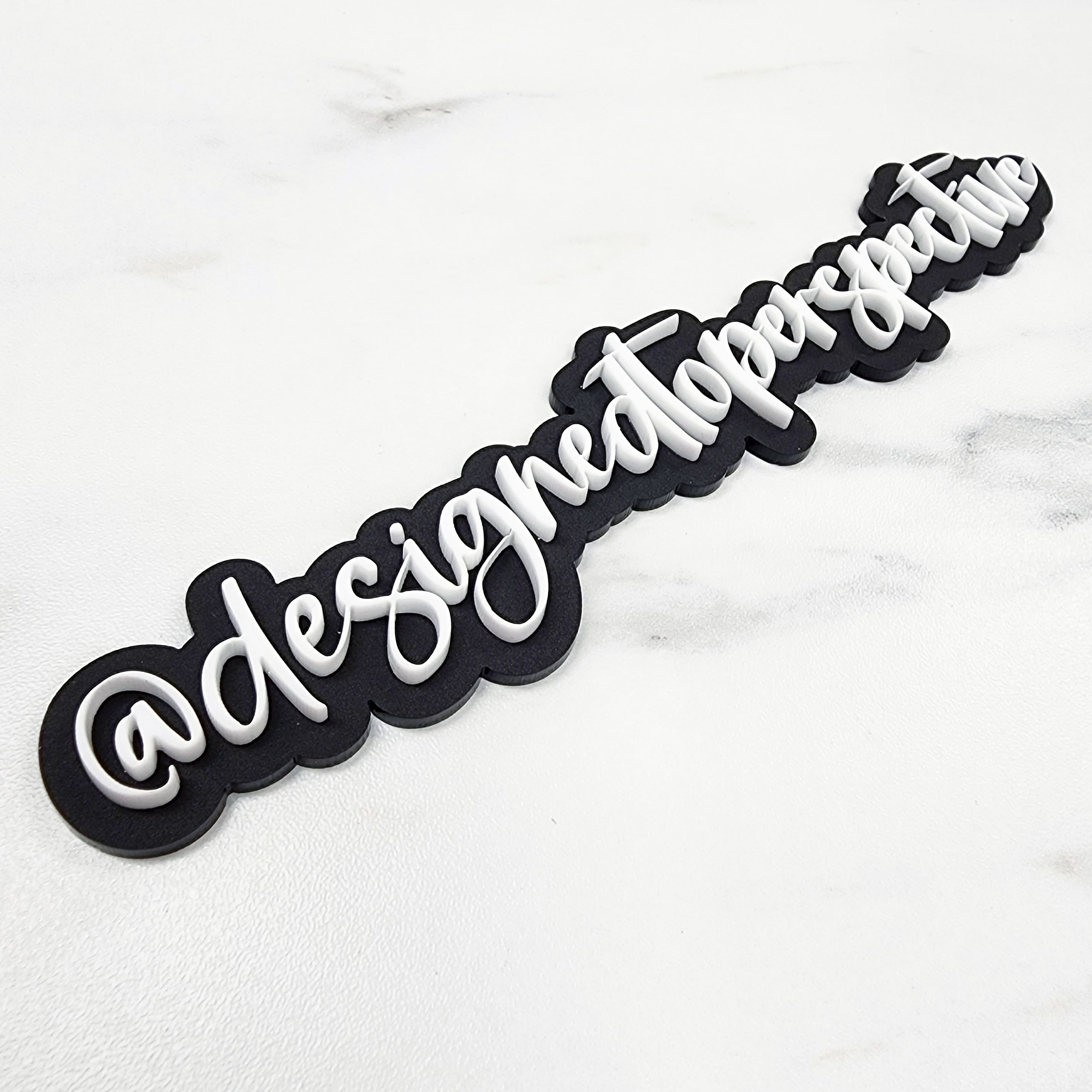 Custom Layered Name | Photo/Video Prop