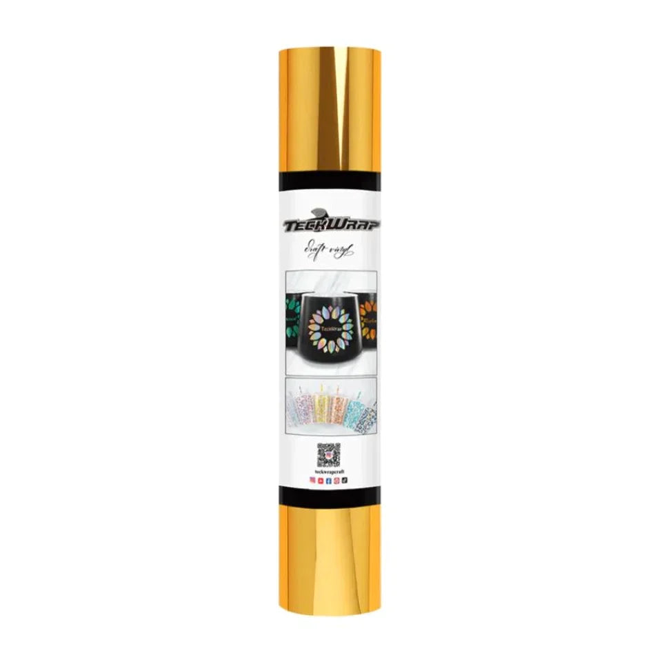 Bubble Free Mirror Chrome Adhesive Vinyl | Teckwrap | 12" x 5ft