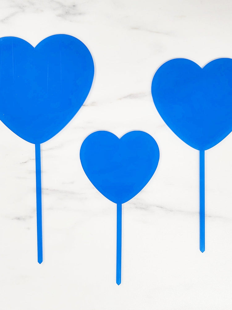 Heart | Blank Acrylic Cake Topper