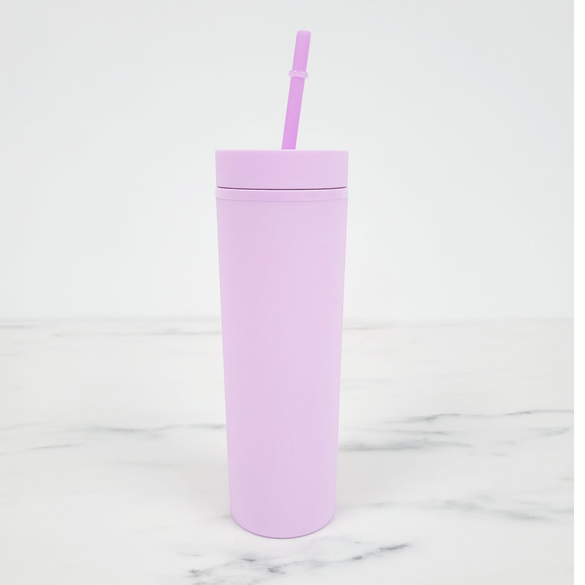 Skinny Matte Acrylic Tumbler | 16oz