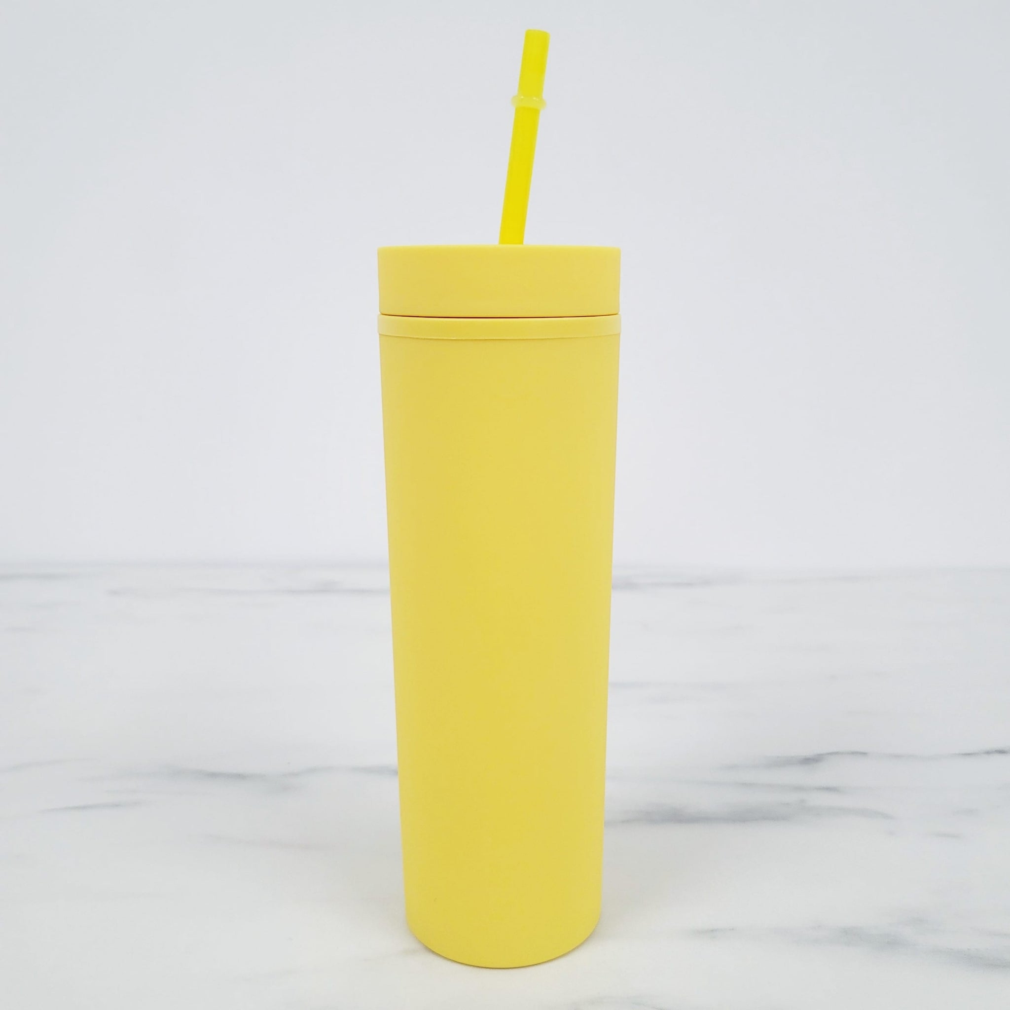 Skinny Matte Acrylic Tumbler | 16oz