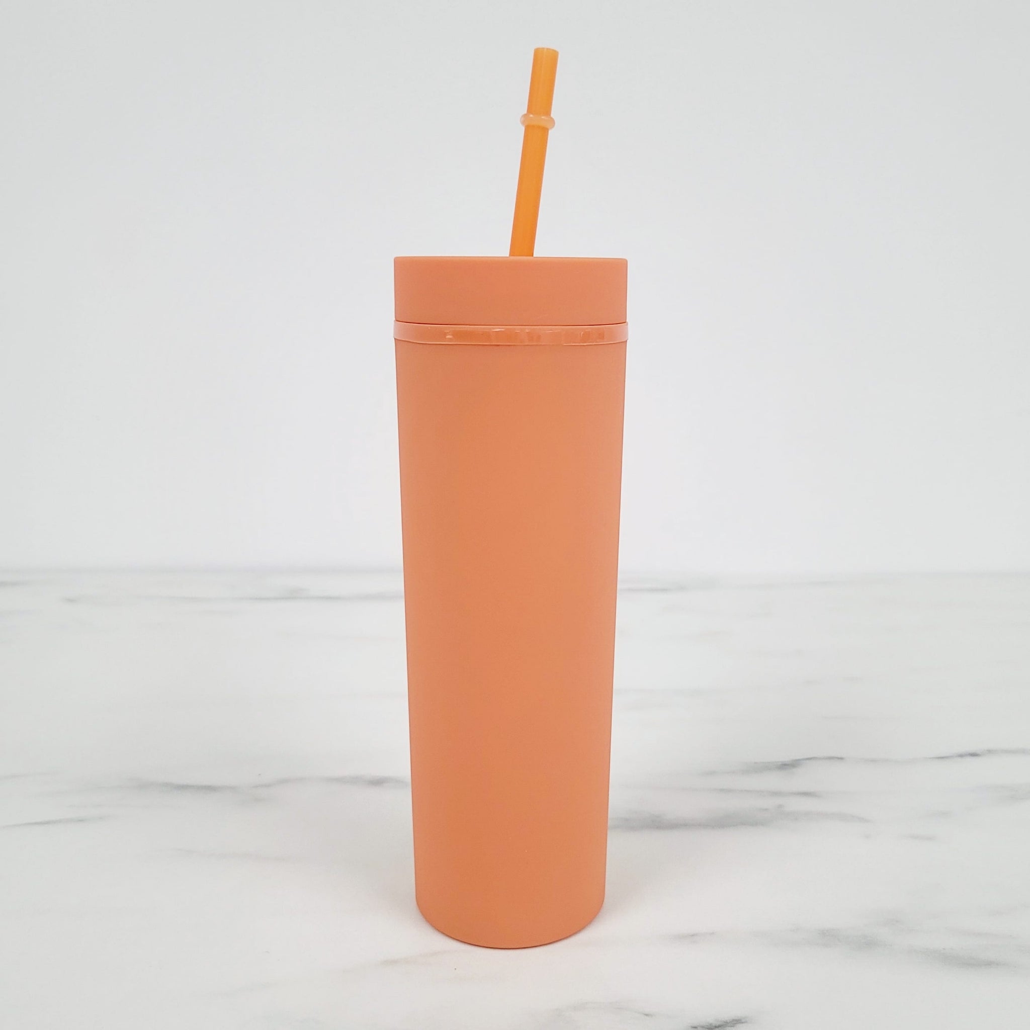 Skinny Matte Acrylic Tumbler | 16oz