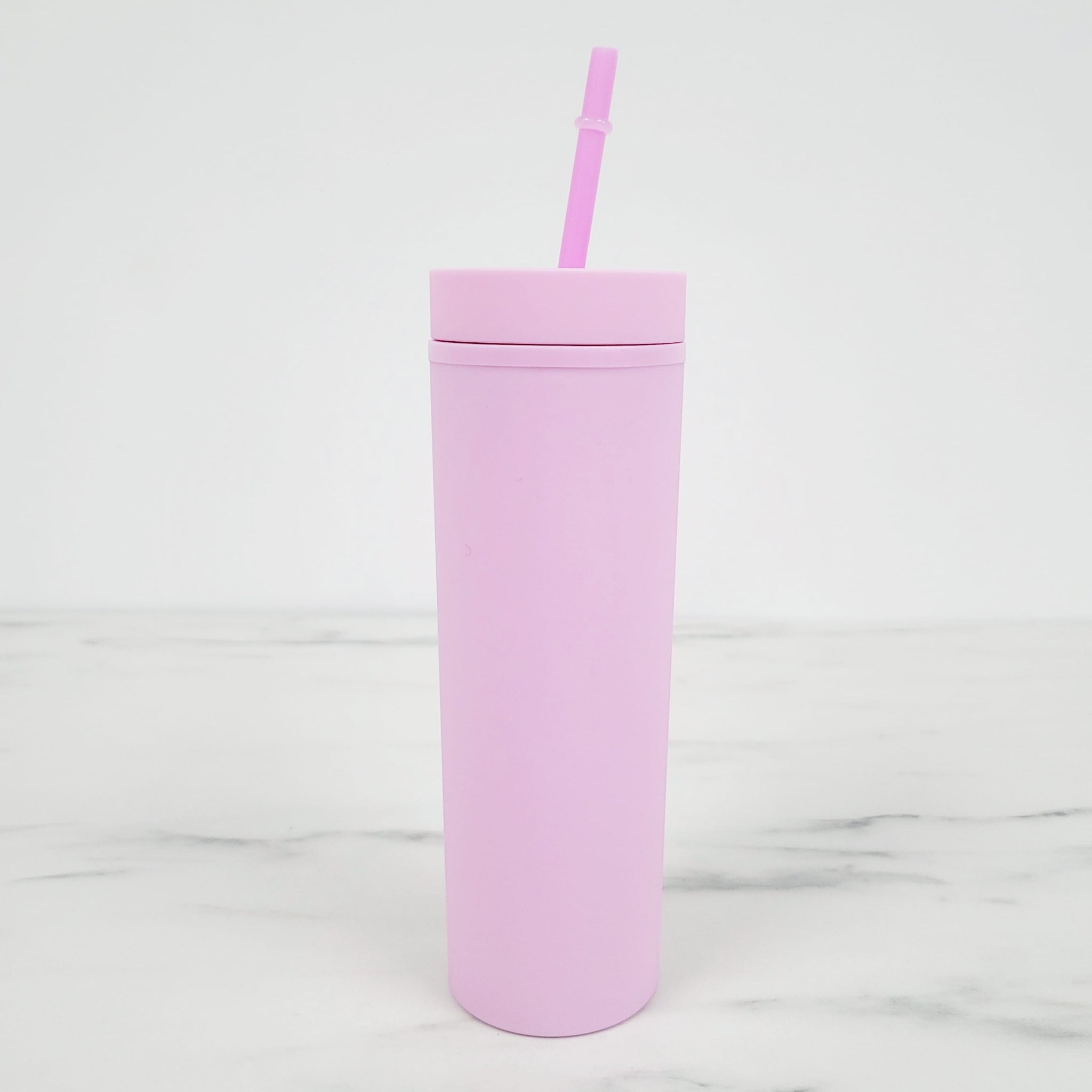 Skinny Matte Acrylic Tumbler | 16oz