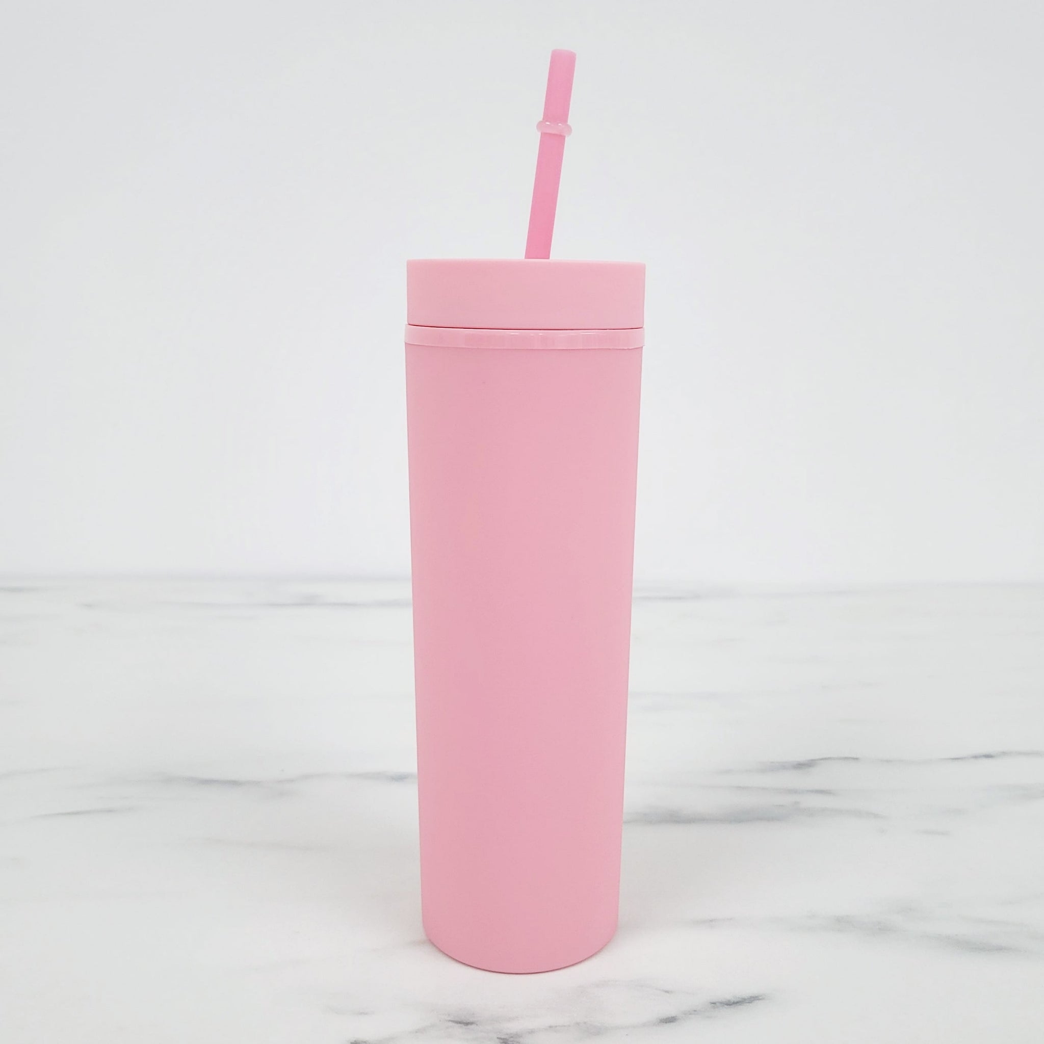 Skinny Matte Acrylic Tumbler | 16oz