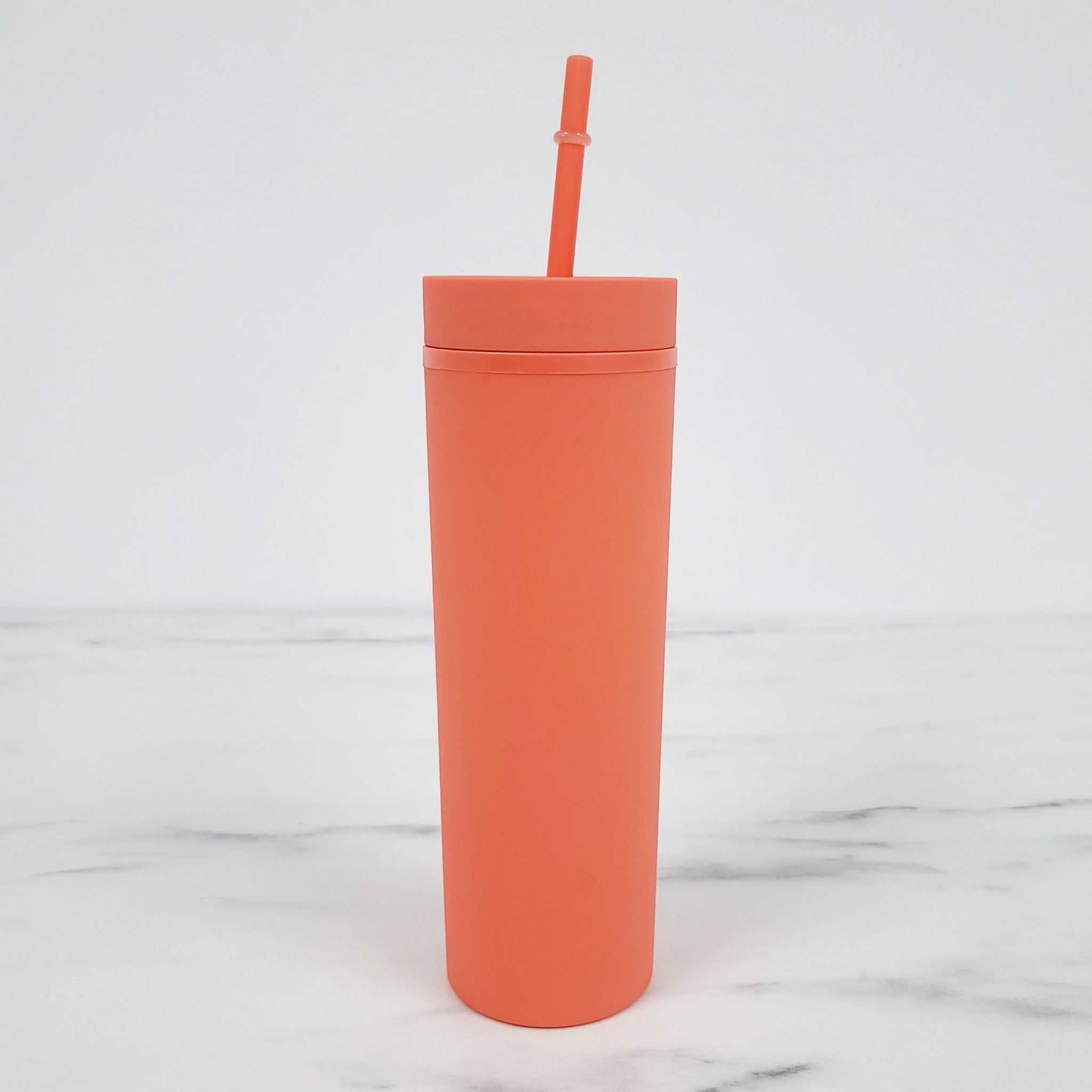 Skinny Matte Acrylic Tumbler | 16oz