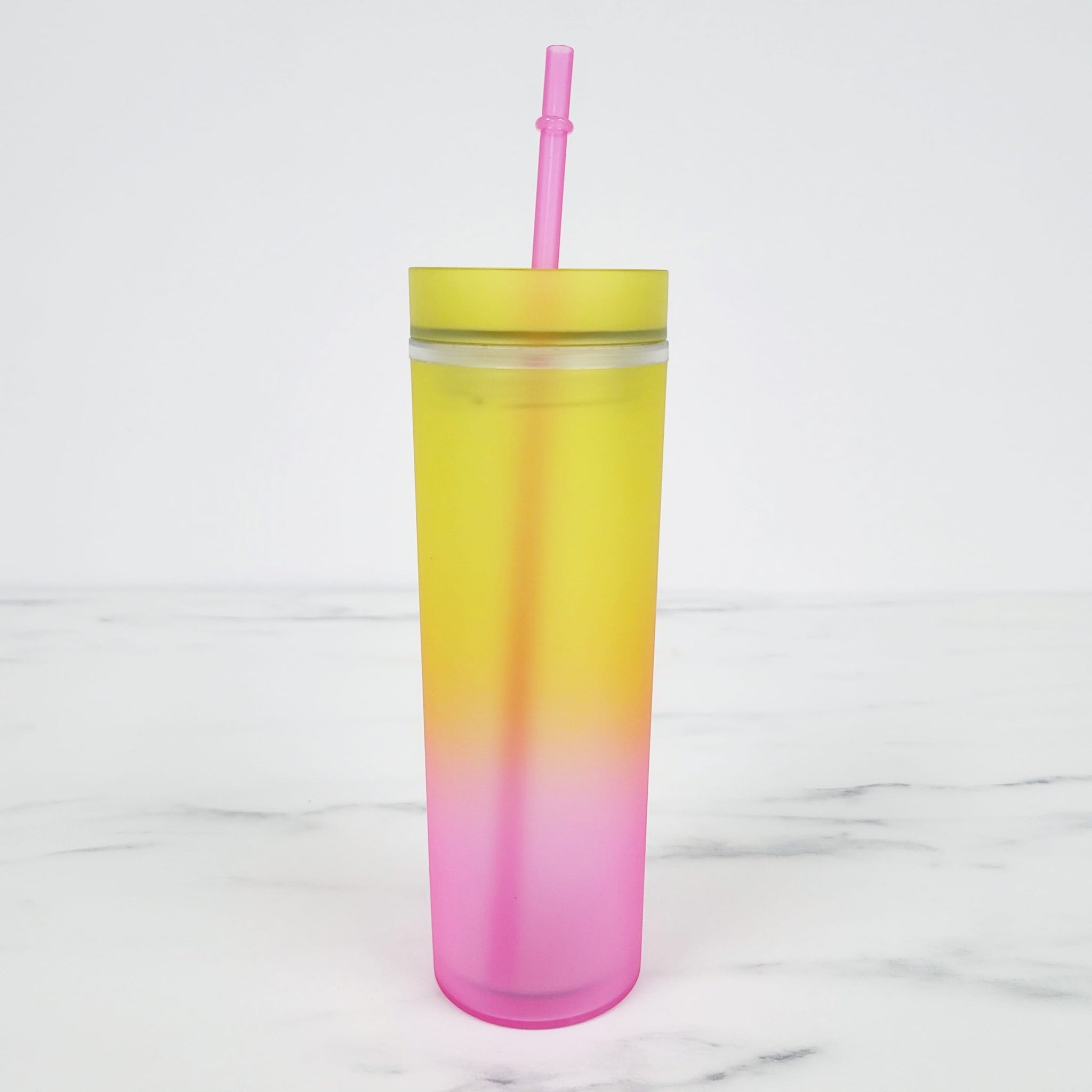 Skinny Rainbow Acrylic Tumbler | 16oz
