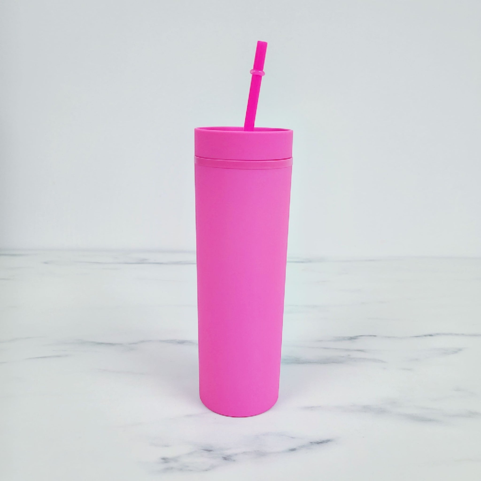 Skinny Matte Acrylic Tumbler | 16oz