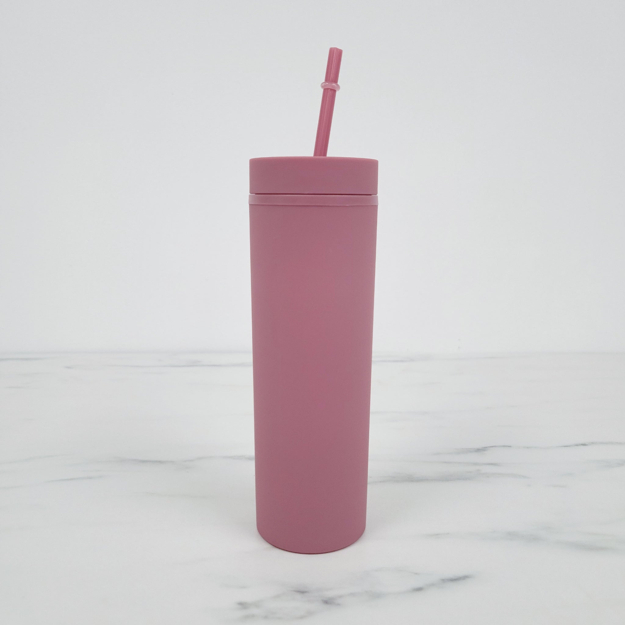 Skinny Matte Acrylic Tumbler | 16oz *NEW COLOURS*
