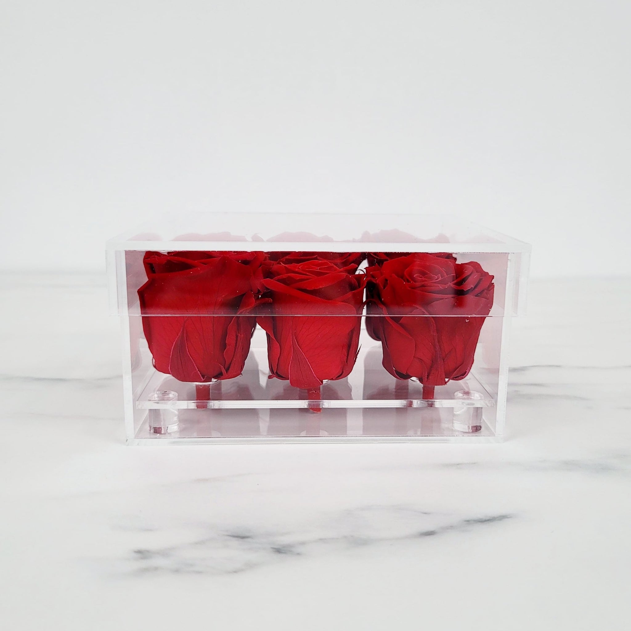Short Acrylic Rose Box