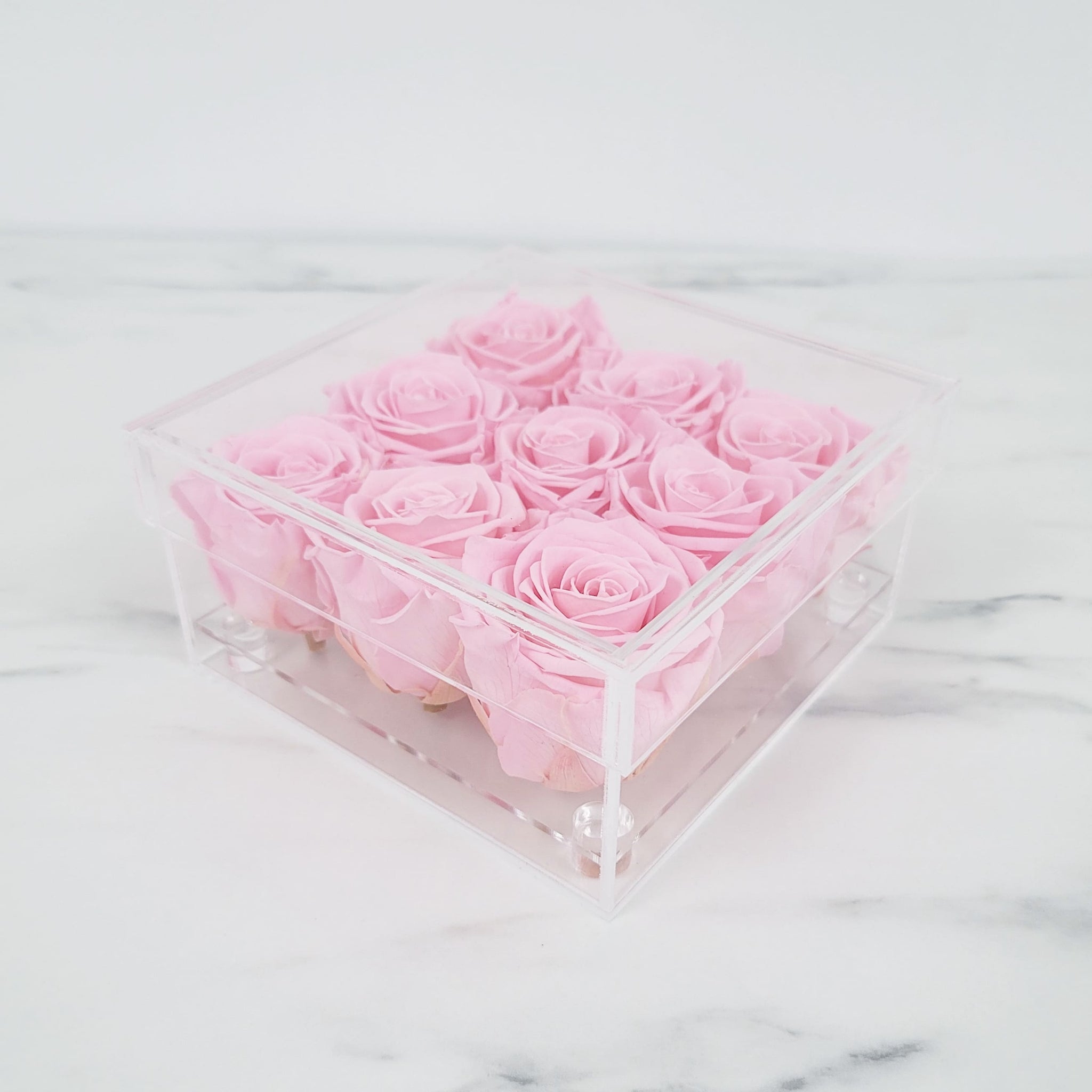 Short Acrylic Rose Box