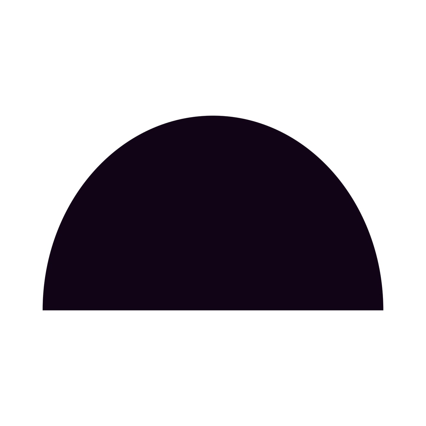 Semi-Oval Acrylic Blank