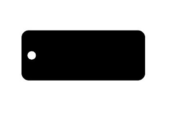 Rectangular Keychain Acrylic Blank | 3mm
