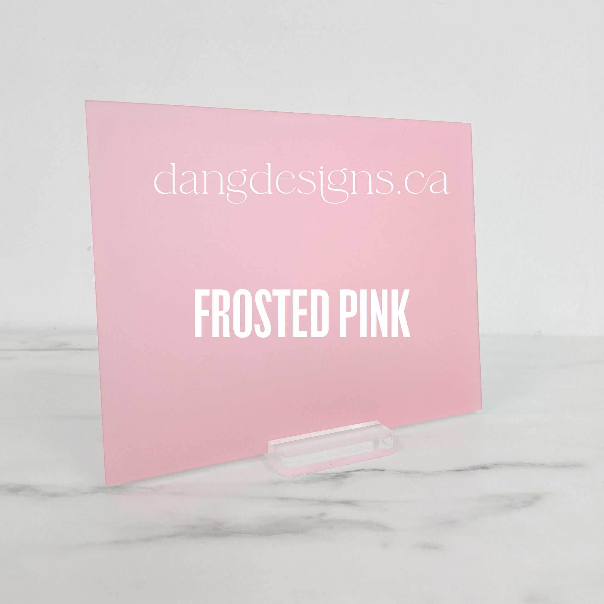 Frosted Pink Acrylic Sheet