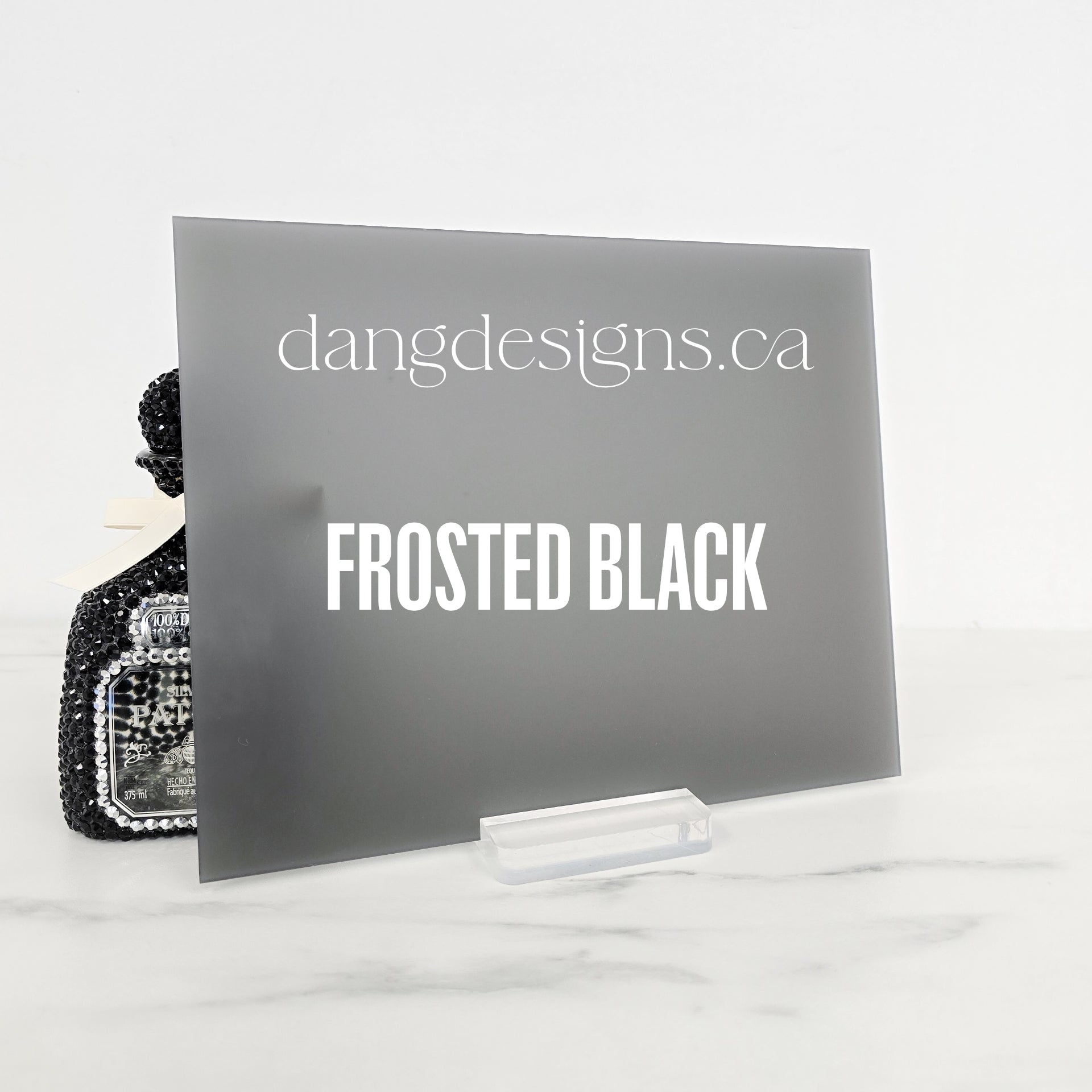 Frosted Black Acrylic Sheet