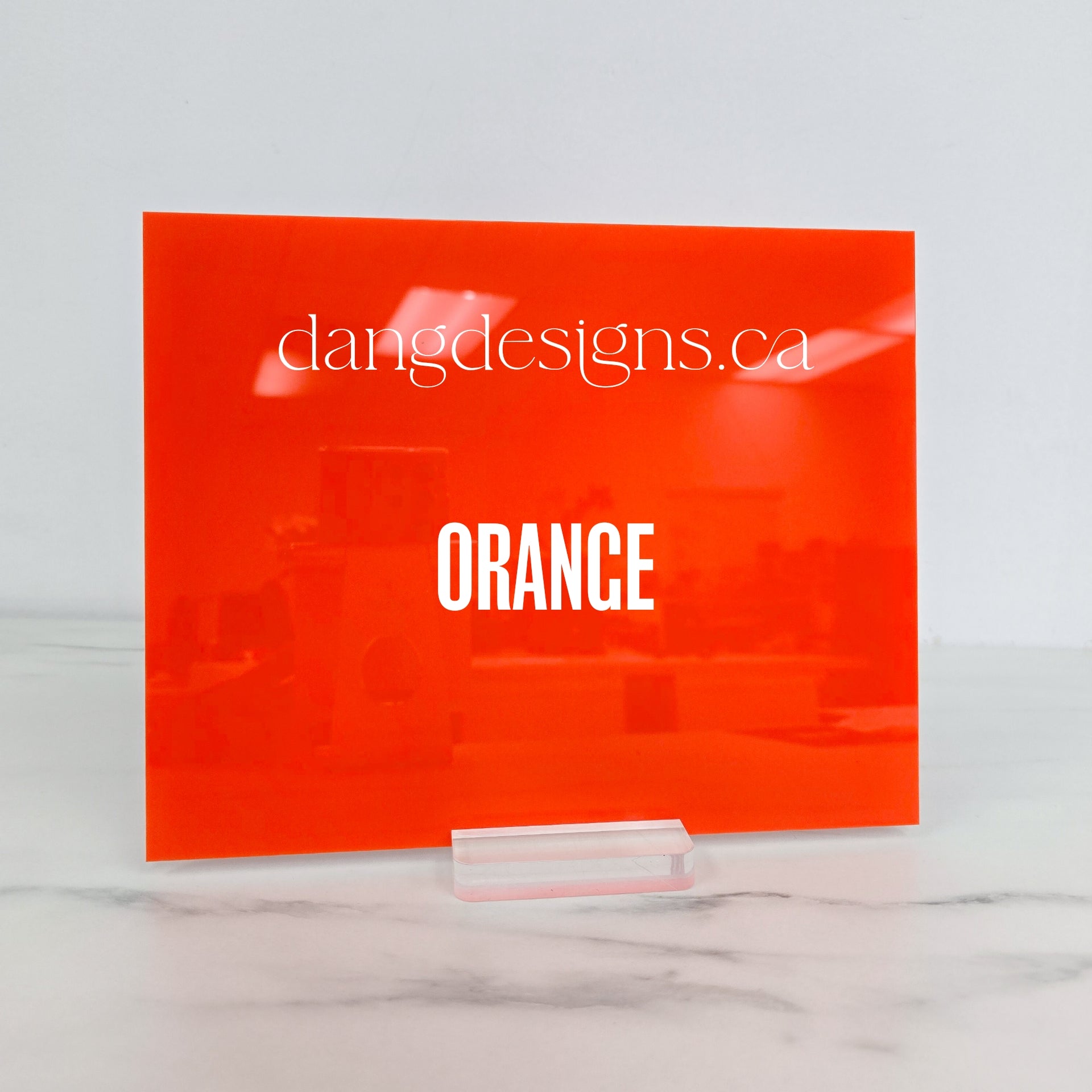 Orange Acrylic Sheet