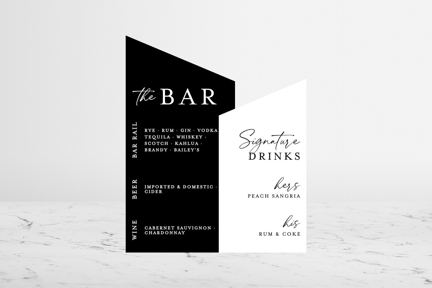 Custom Acrylic Bar Sign II | The VICTORIA