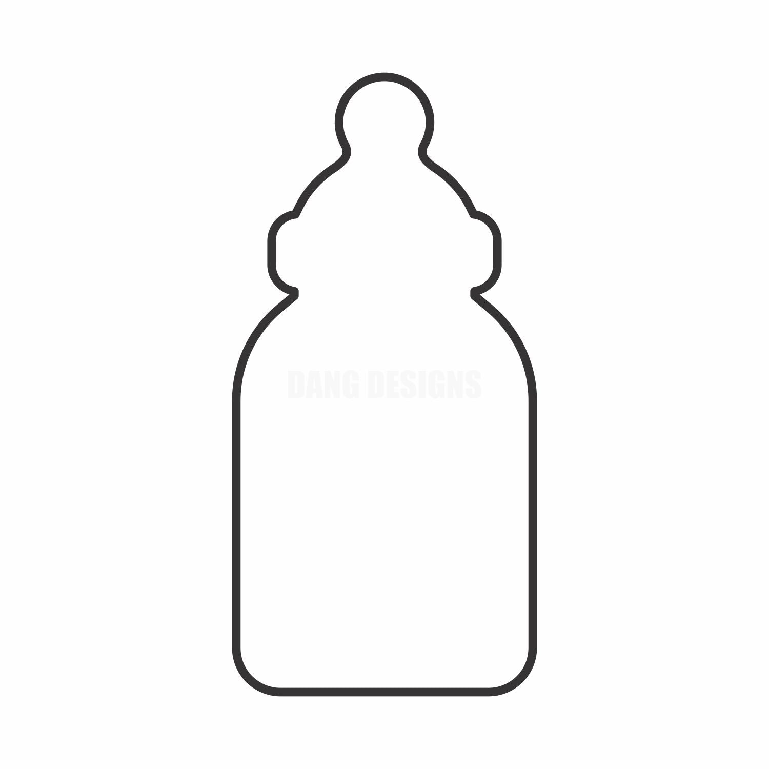 Baby Bottle Acrylic Blank