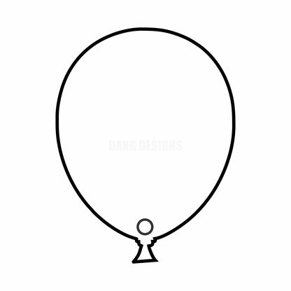 Balloon Acrylic Blank | 6 - 12"
