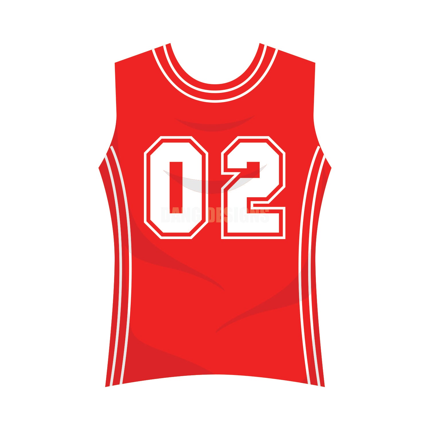 Basketball Jersey Acrylic Blank