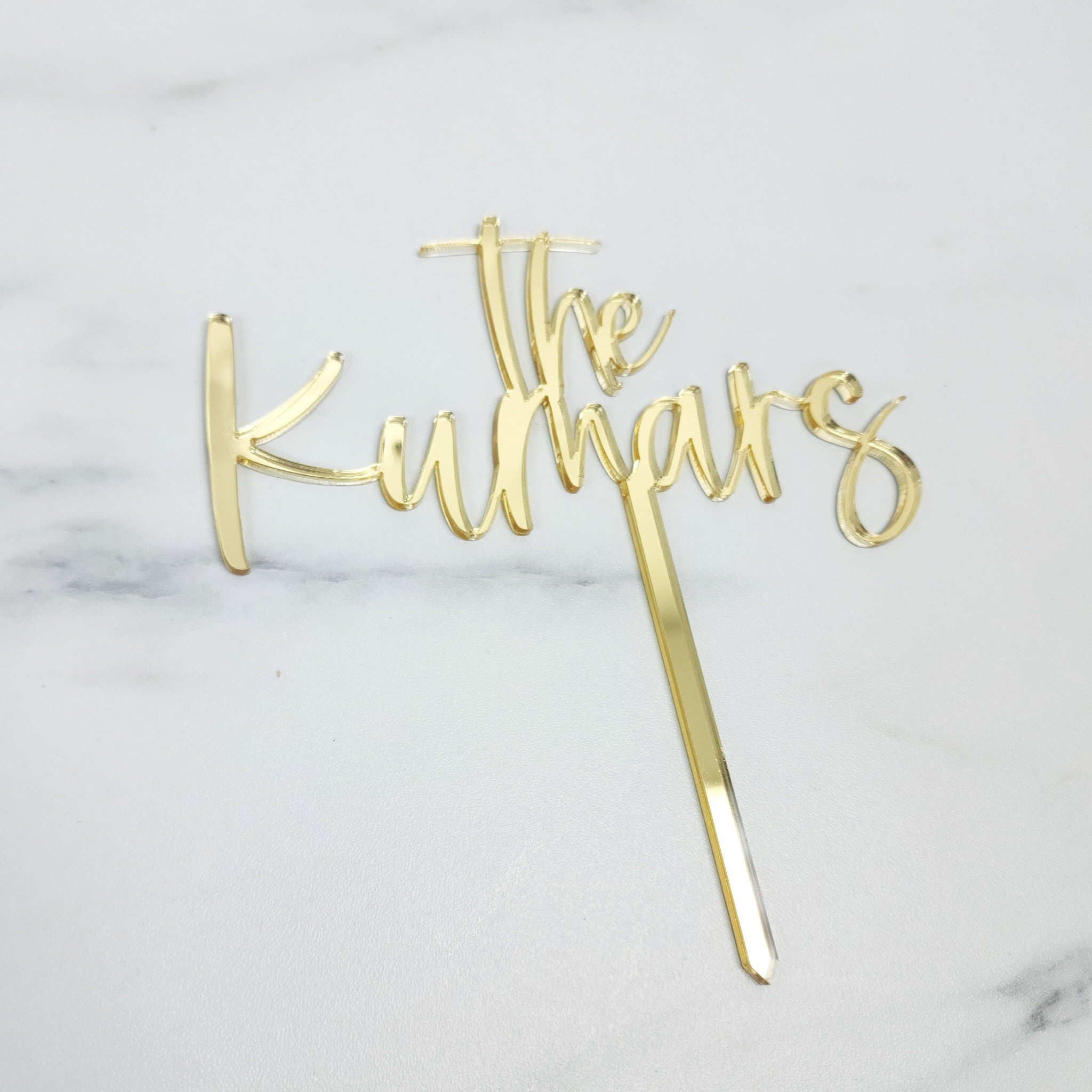 Custom Name | Acrylic Cake Topper