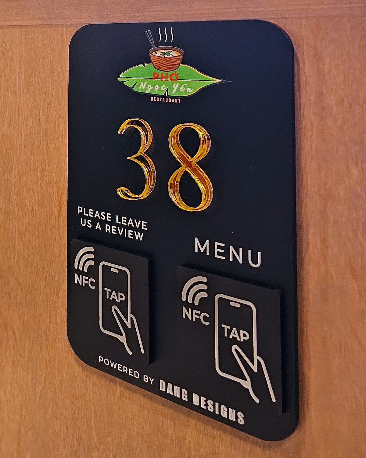 Nfc Sign Custom Acrylic NFC Booth Sign – Dang Designs