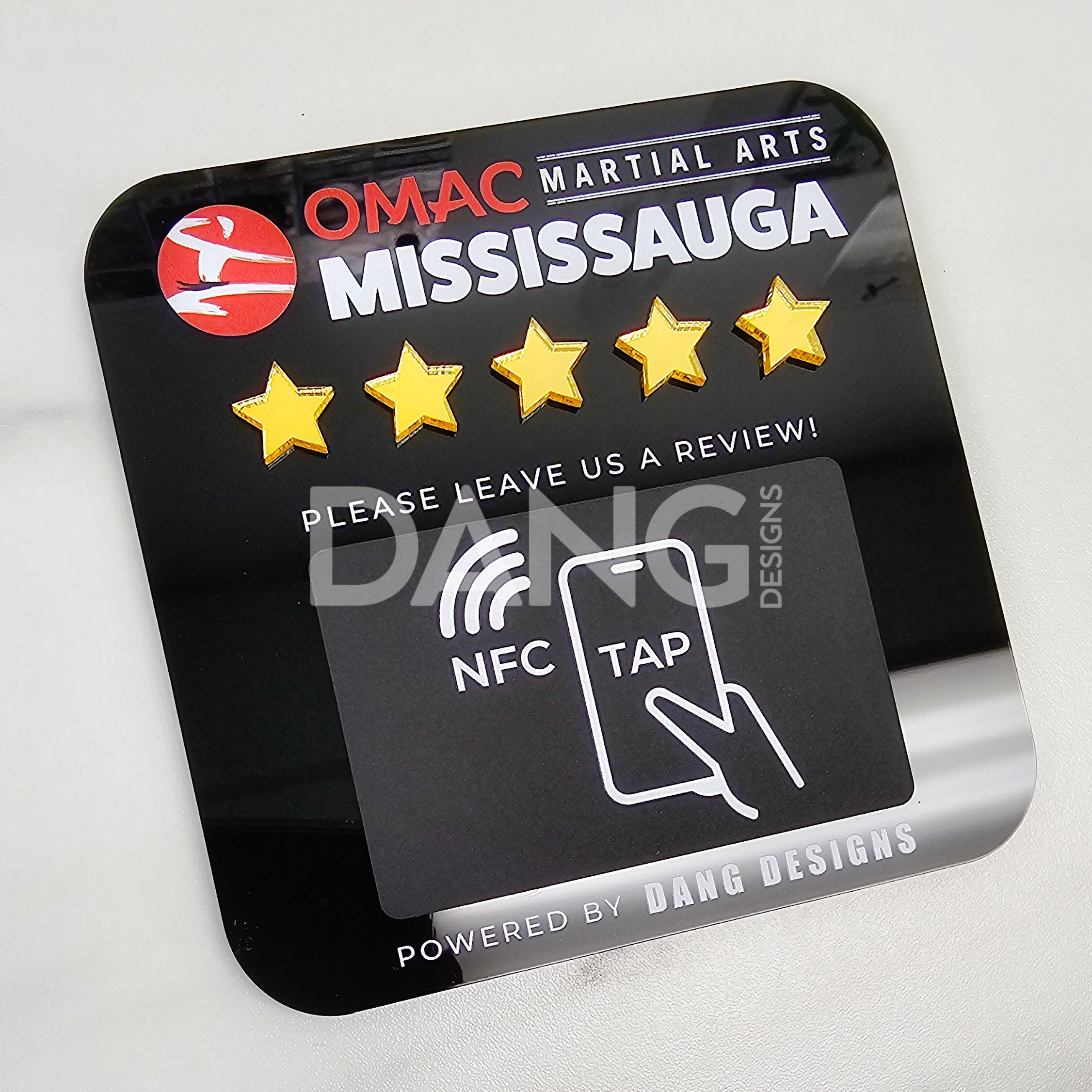 Custom Acrylic NFC Review Pad