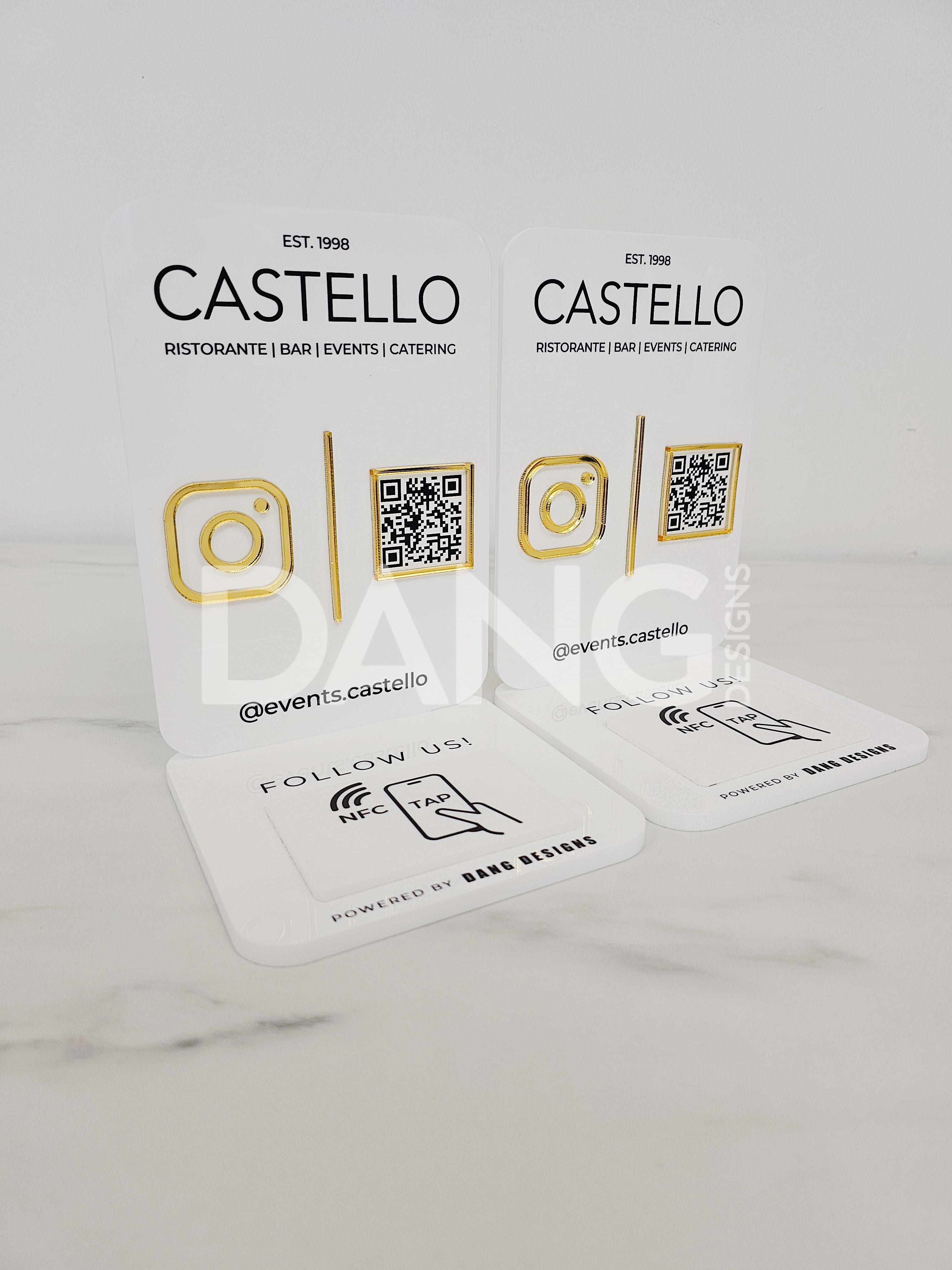 Custom Acrylic NFC Instagram Sign