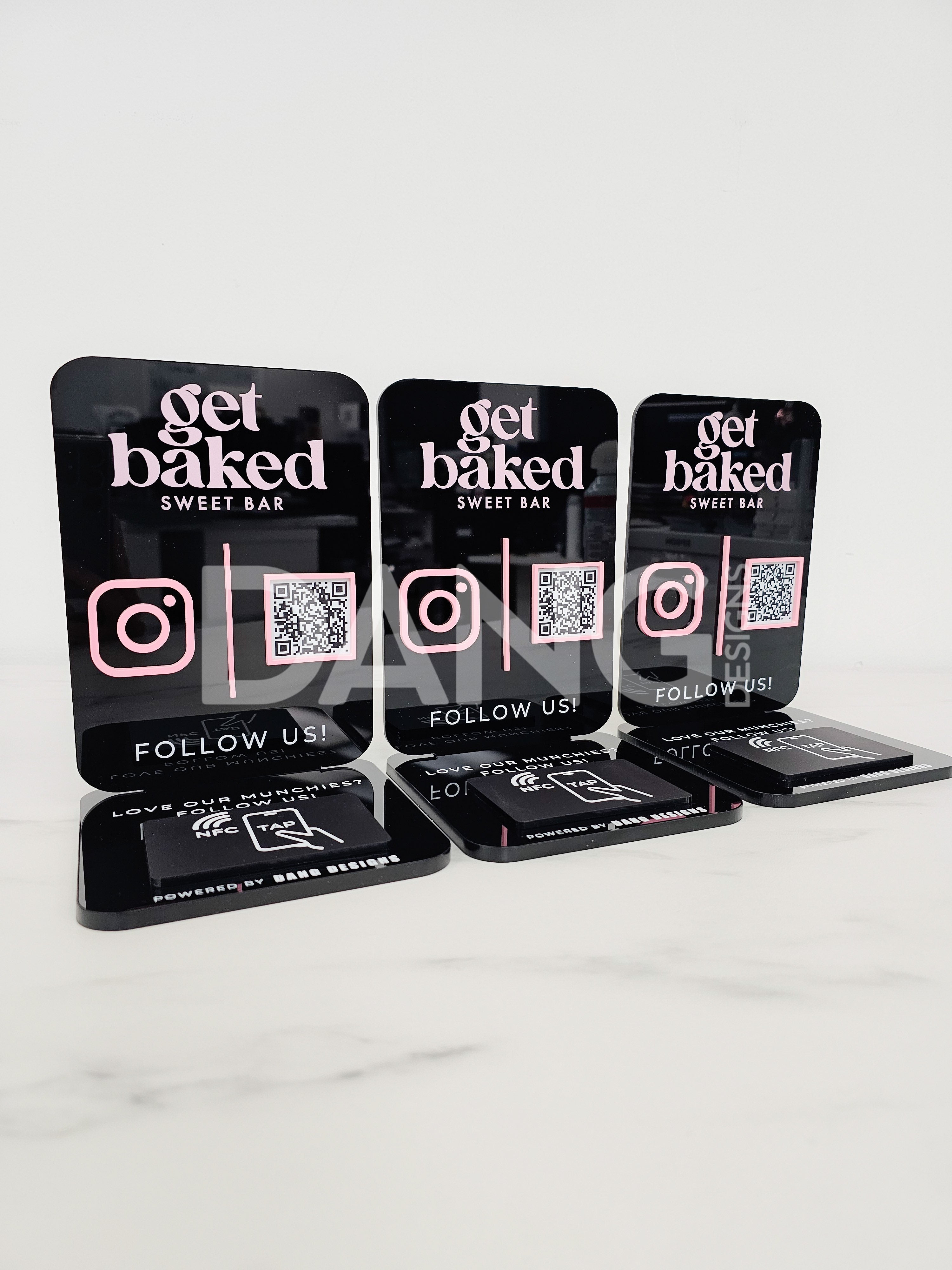 Custom Acrylic NFC Instagram Sign