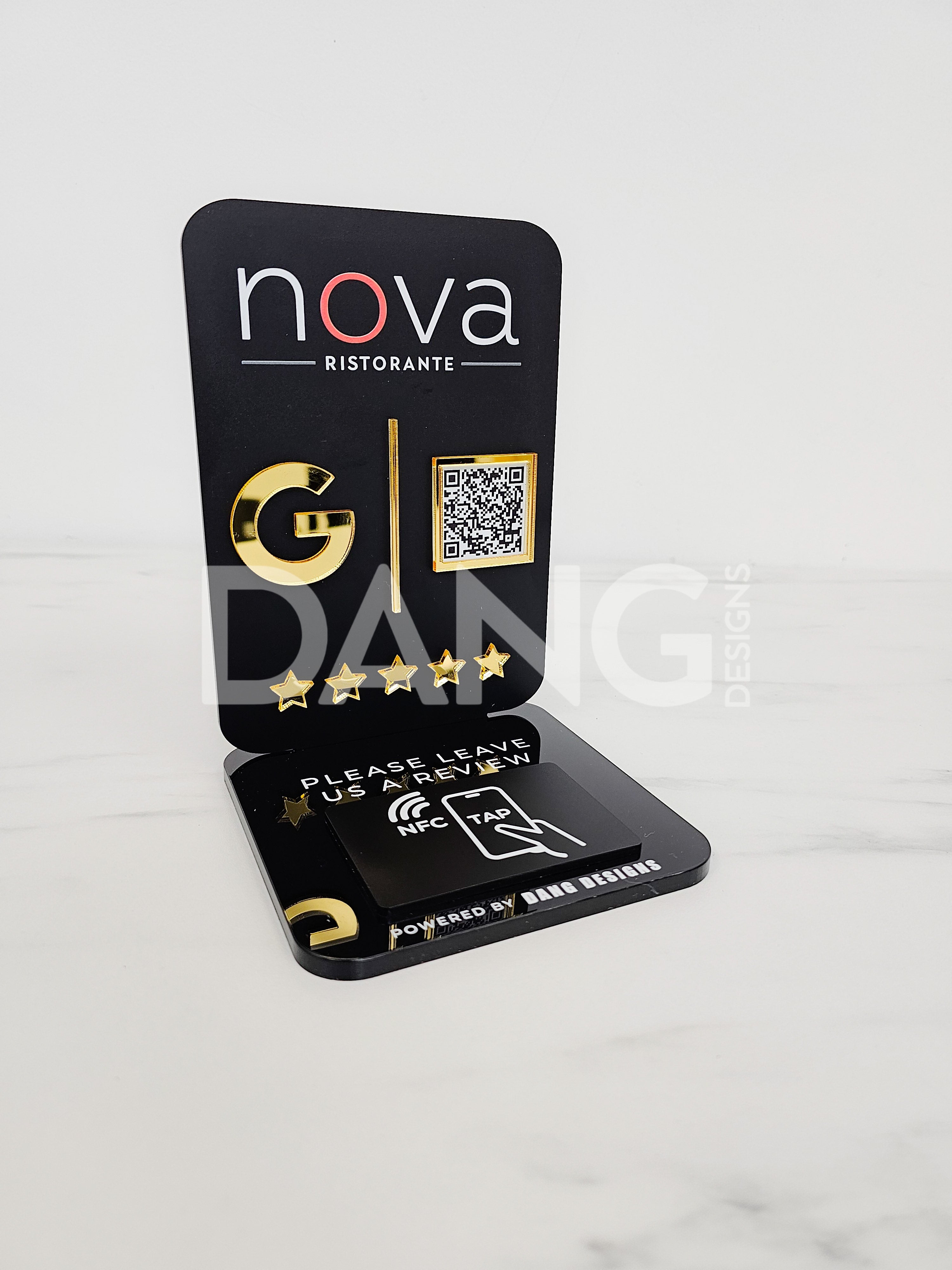 Custom Acrylic NFC Google Review Sign