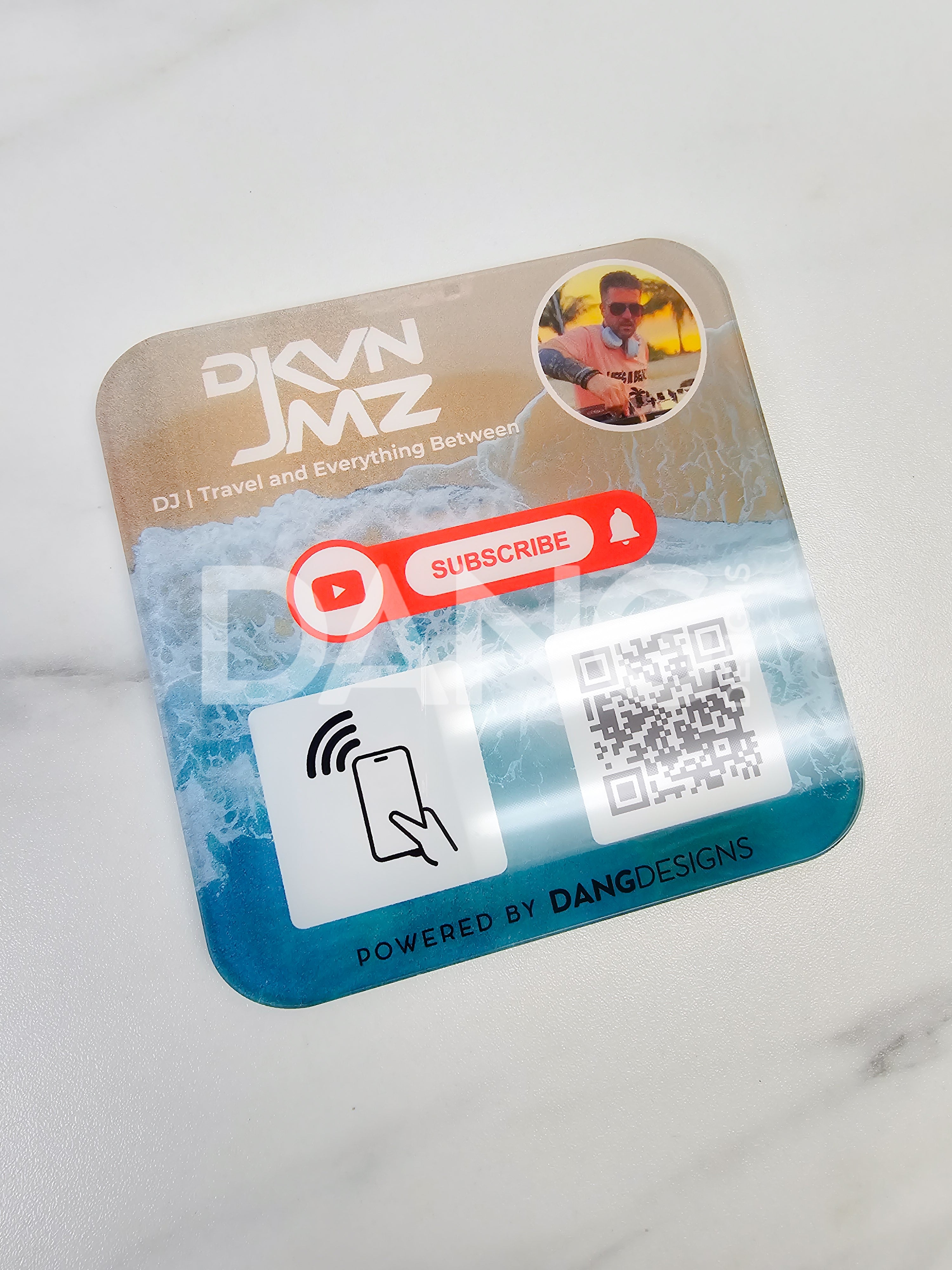 Custom Acrylic NFC Seamless Review Pad