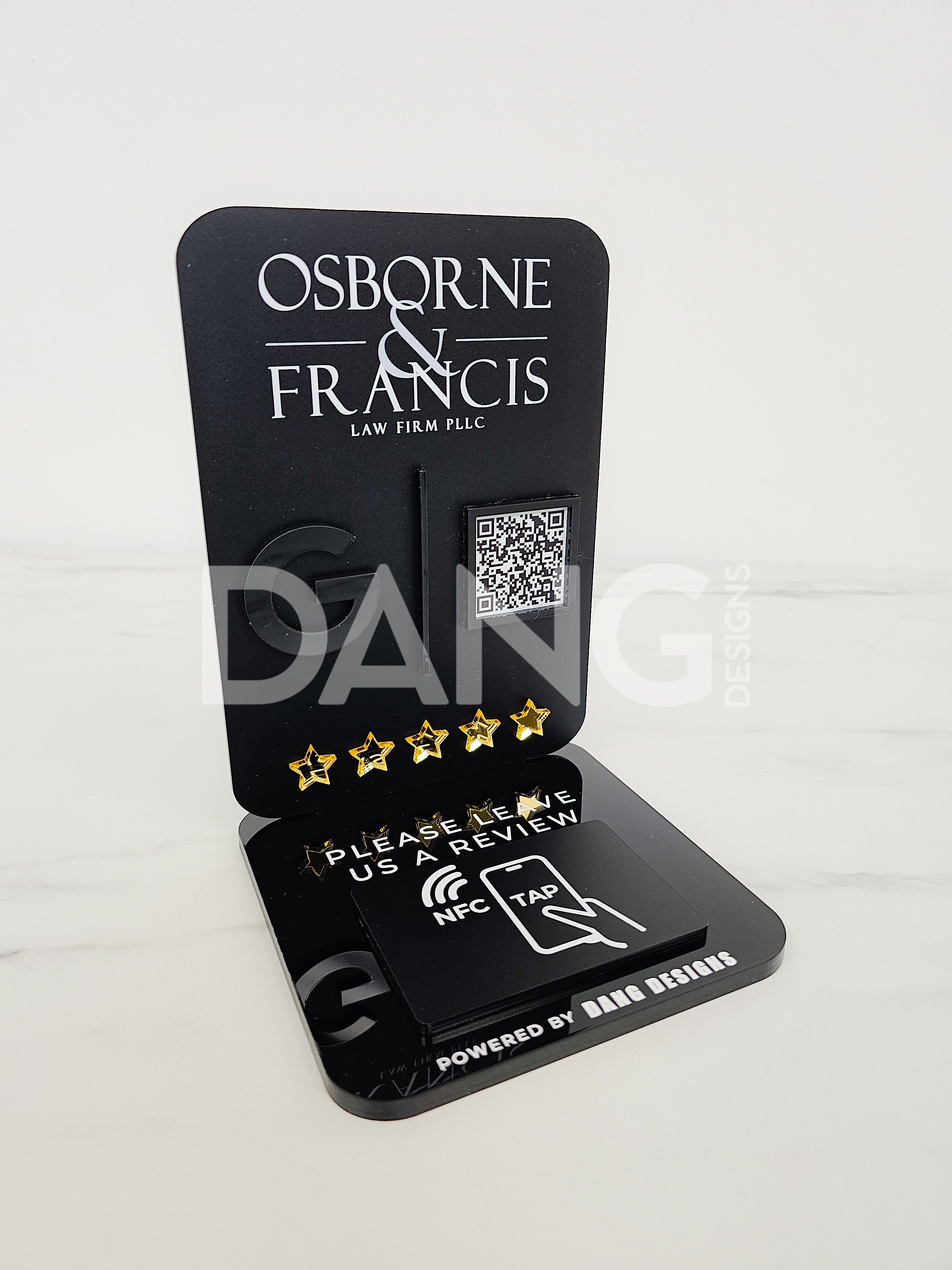 Custom Acrylic NFC Google Review Sign