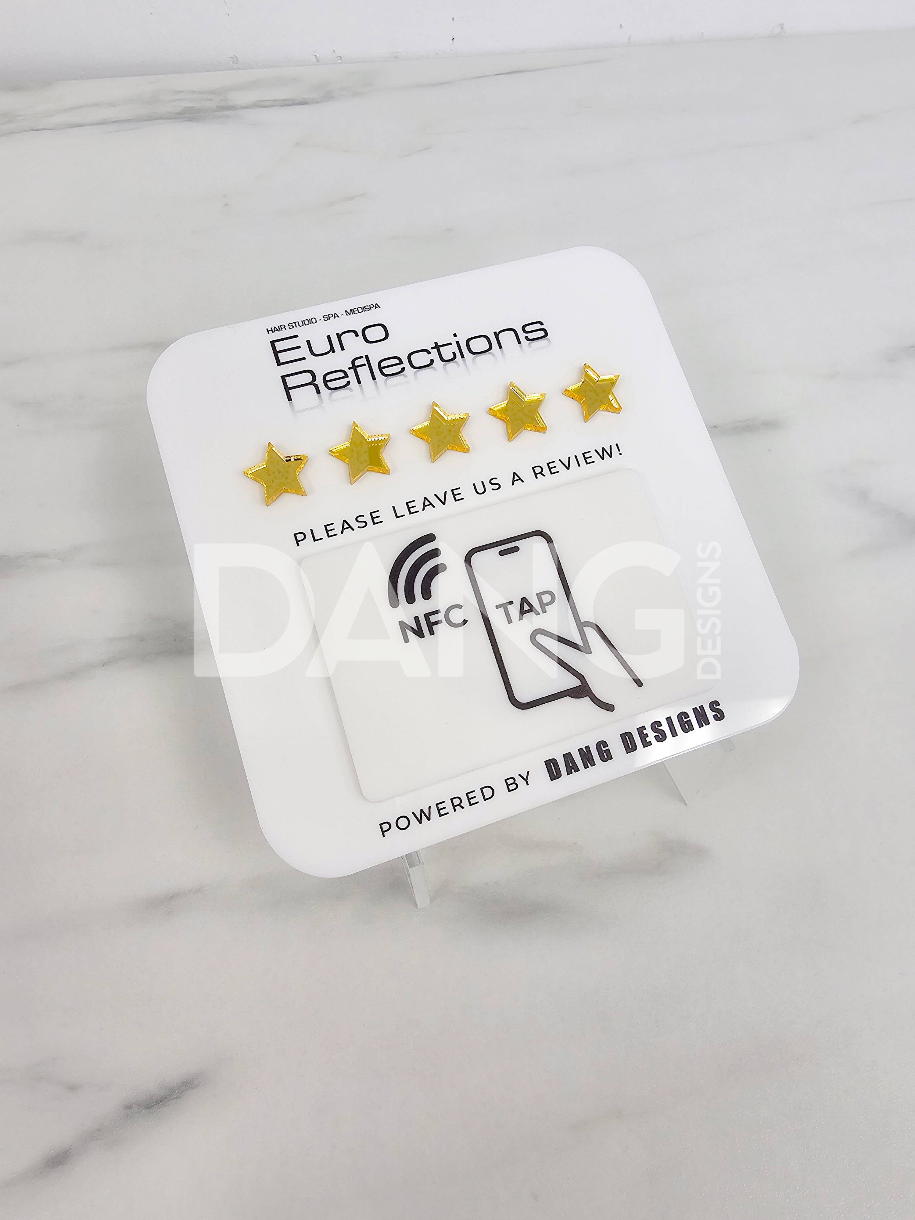 Custom Acrylic NFC Review Pad