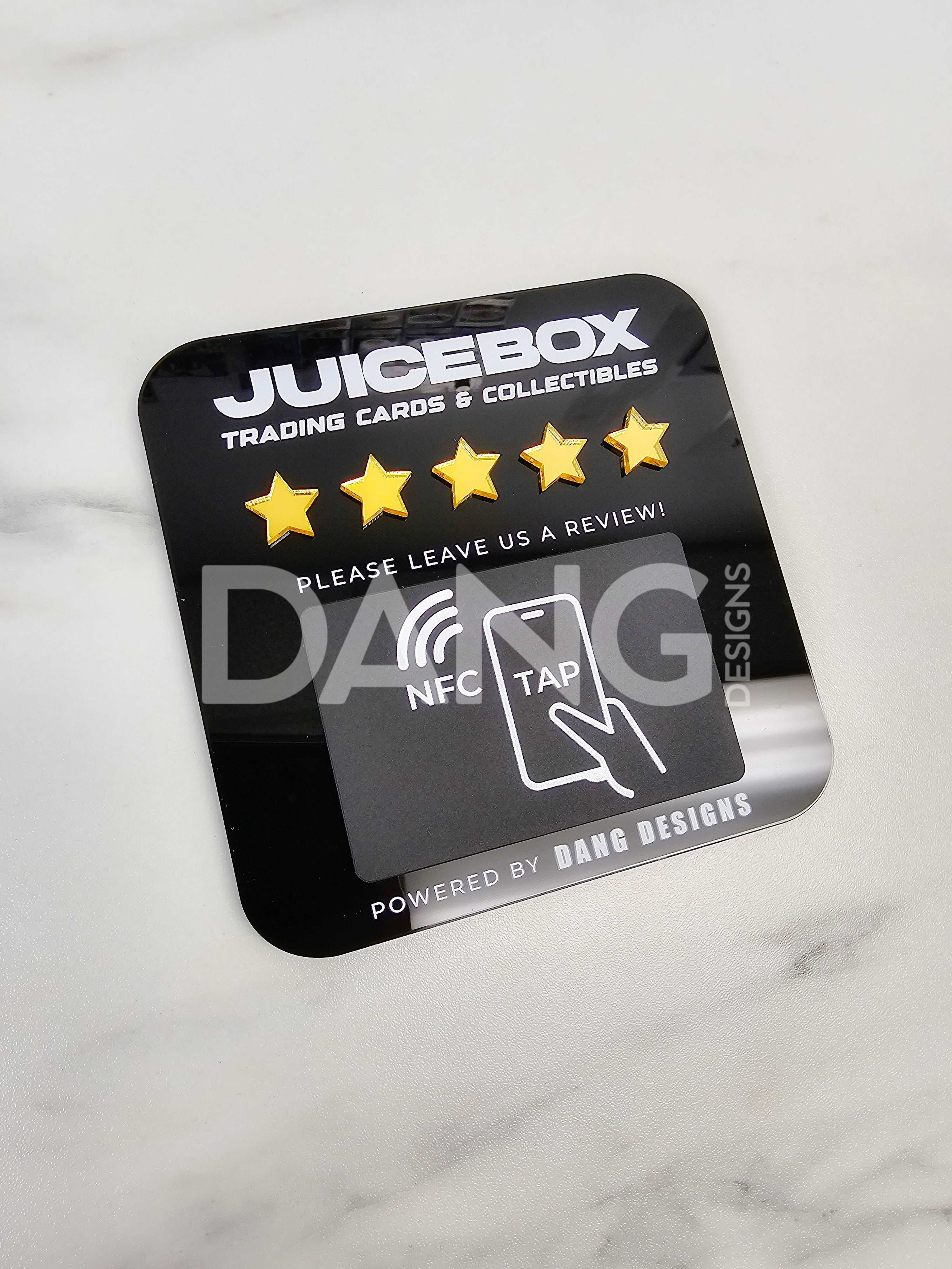 Custom Acrylic NFC Review Pad