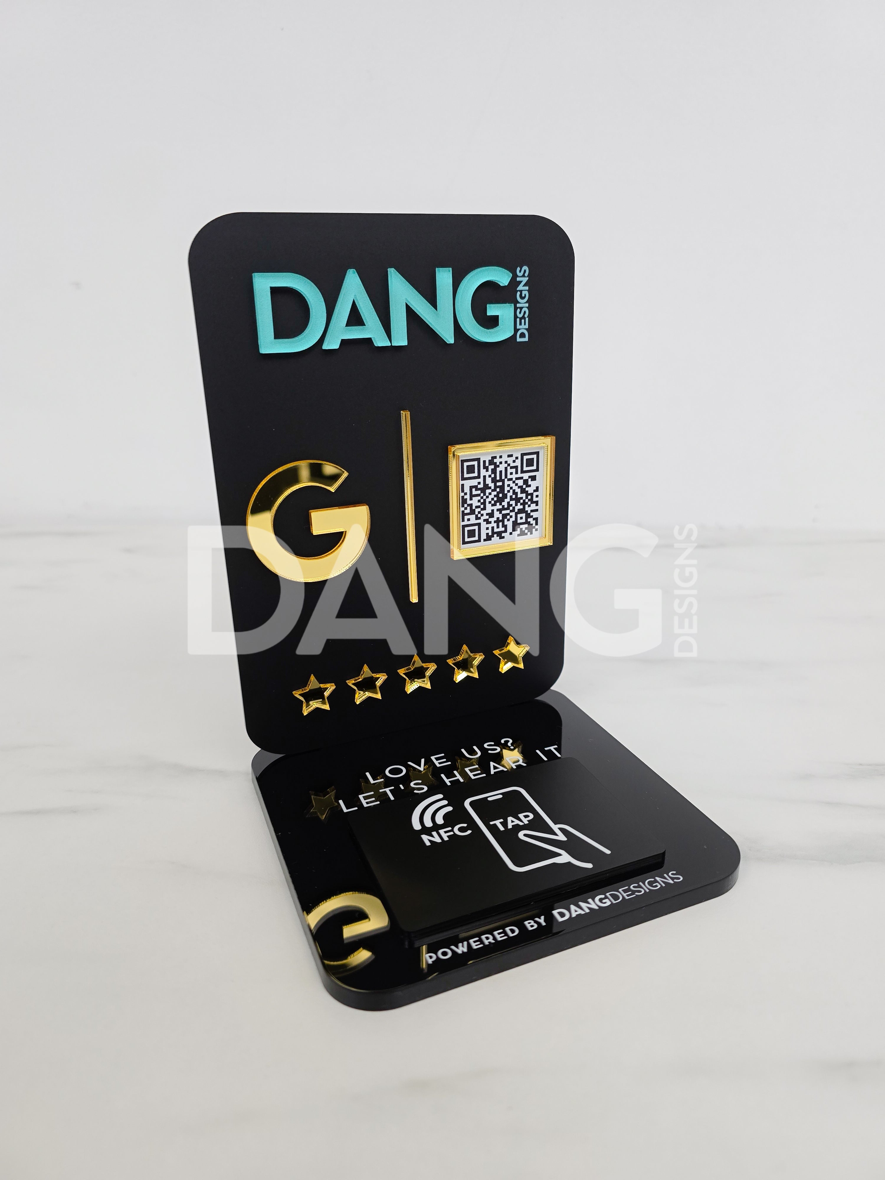 Custom Acrylic NFC Google Review Sign