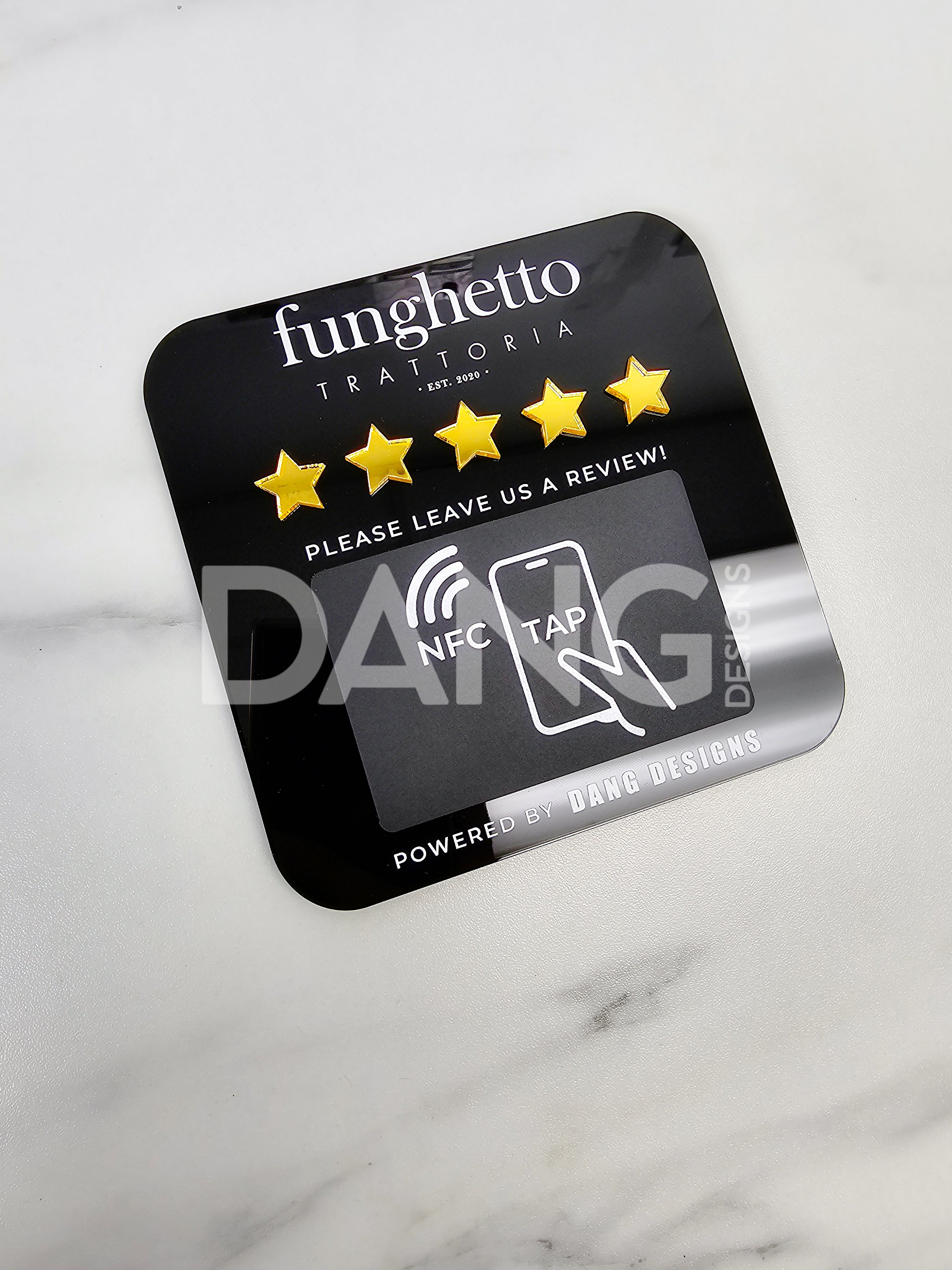 Custom Acrylic NFC Review Pad