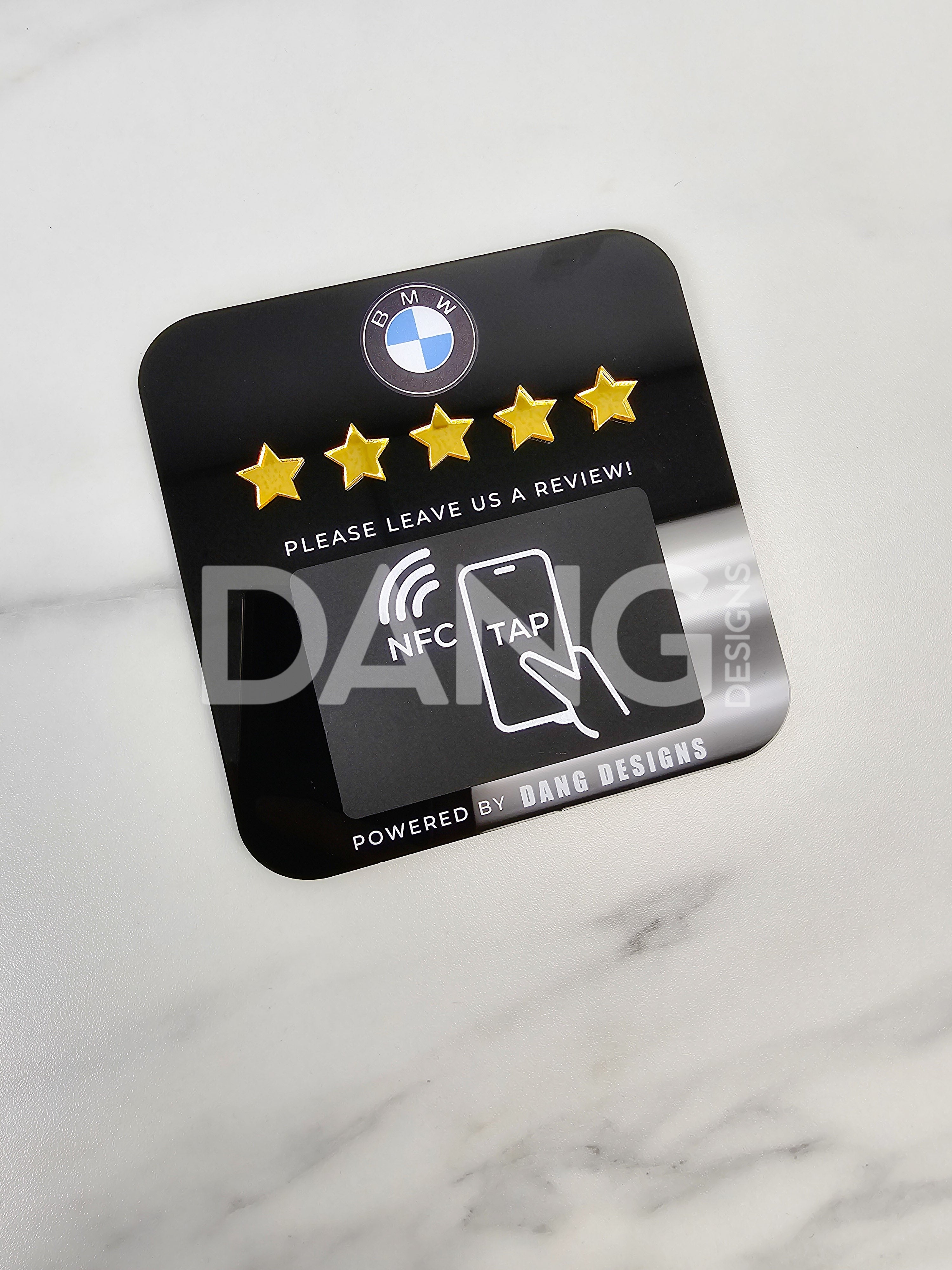 Custom Acrylic NFC Review Pad