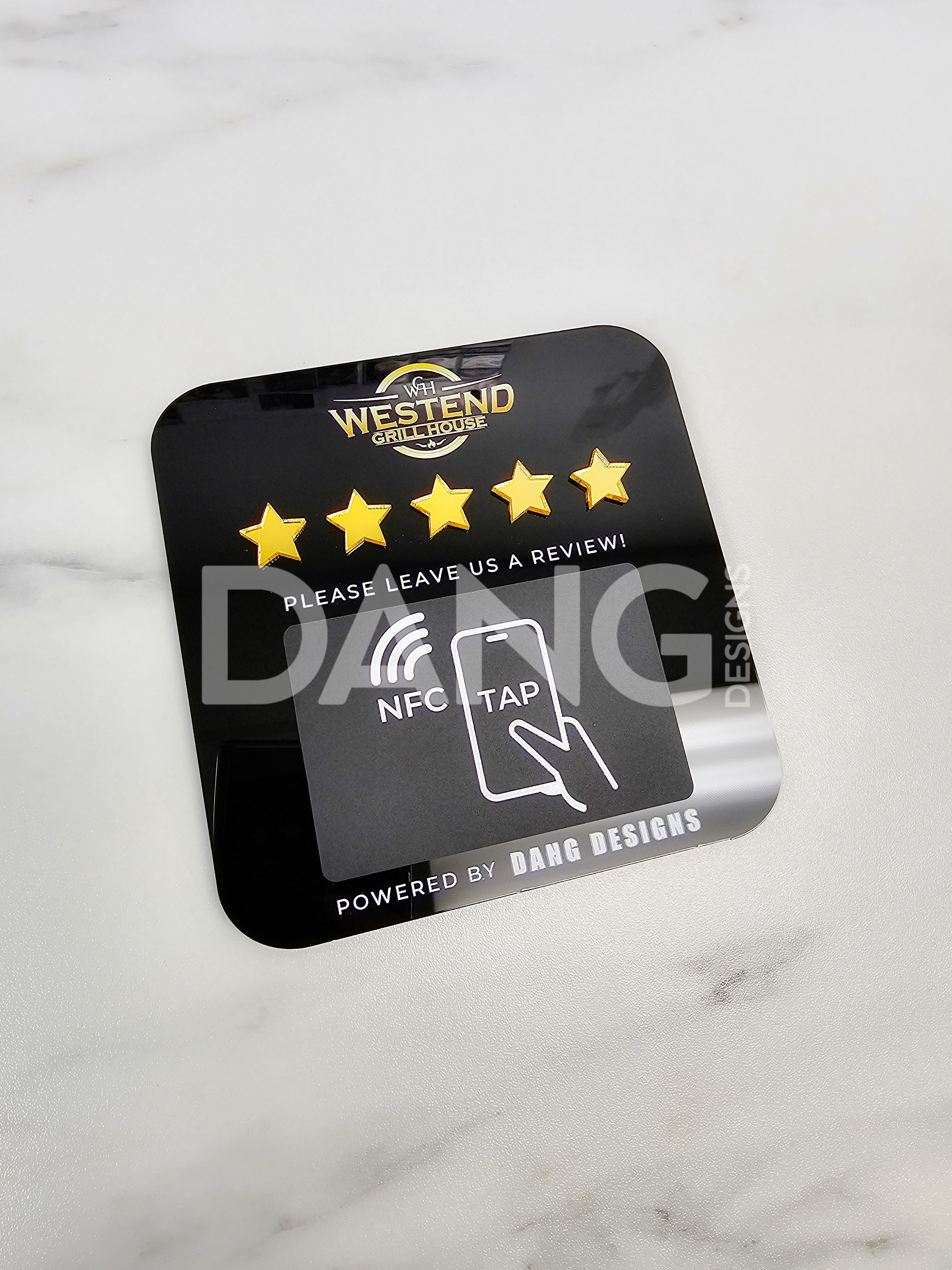 Custom Acrylic NFC Review Pad