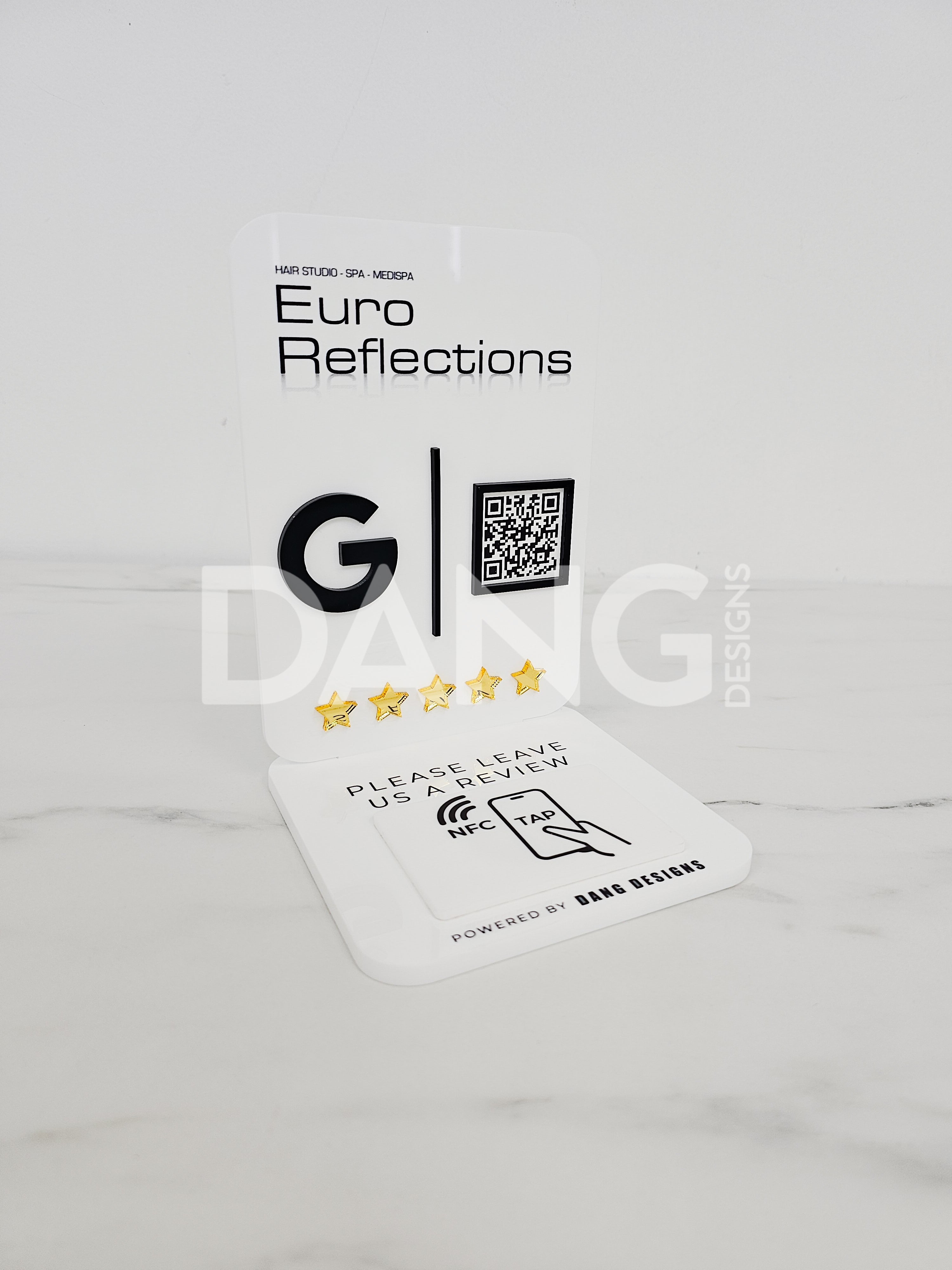 Custom Acrylic NFC Google Review Sign