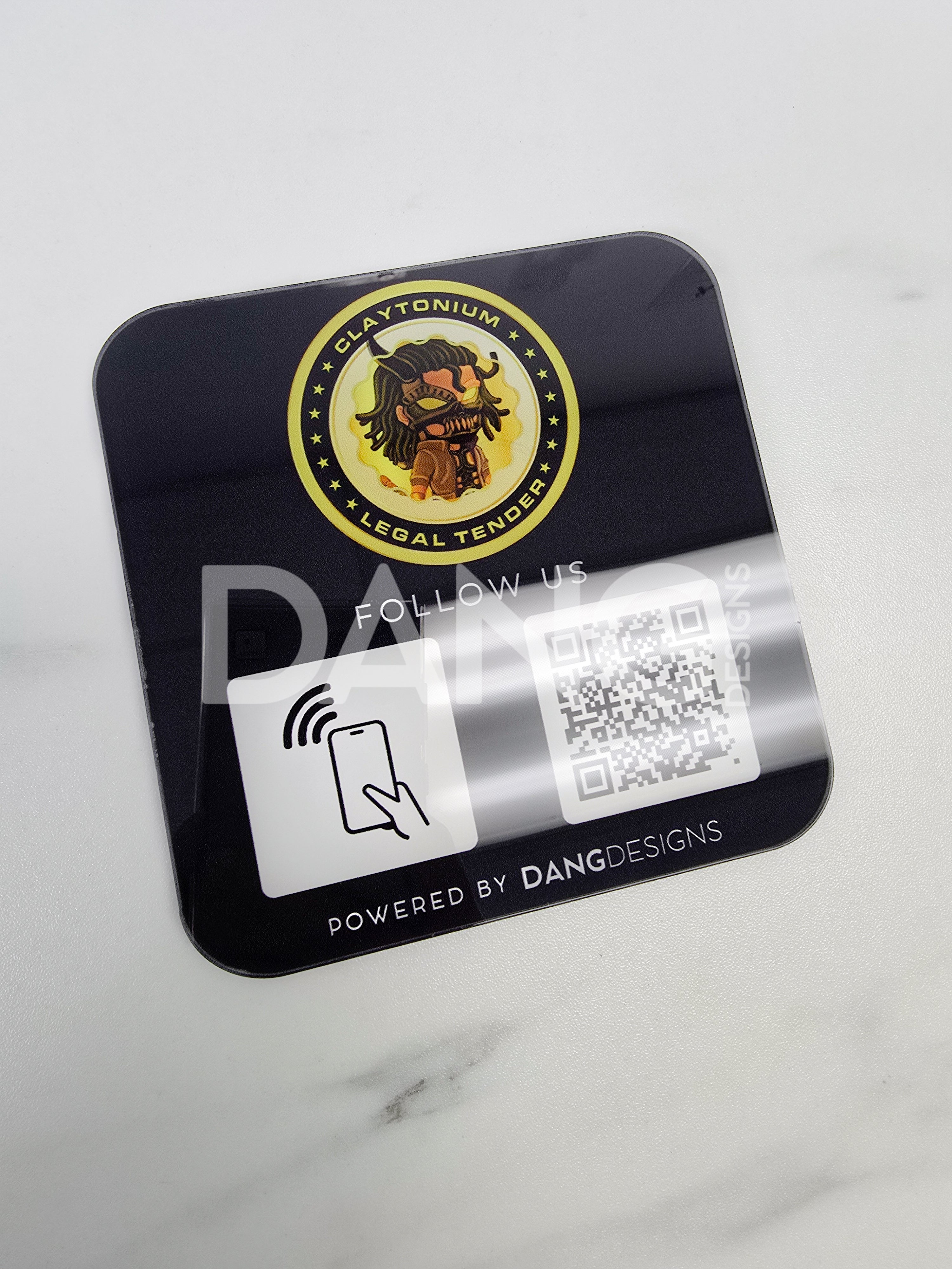 Custom Acrylic NFC Seamless Review Pad