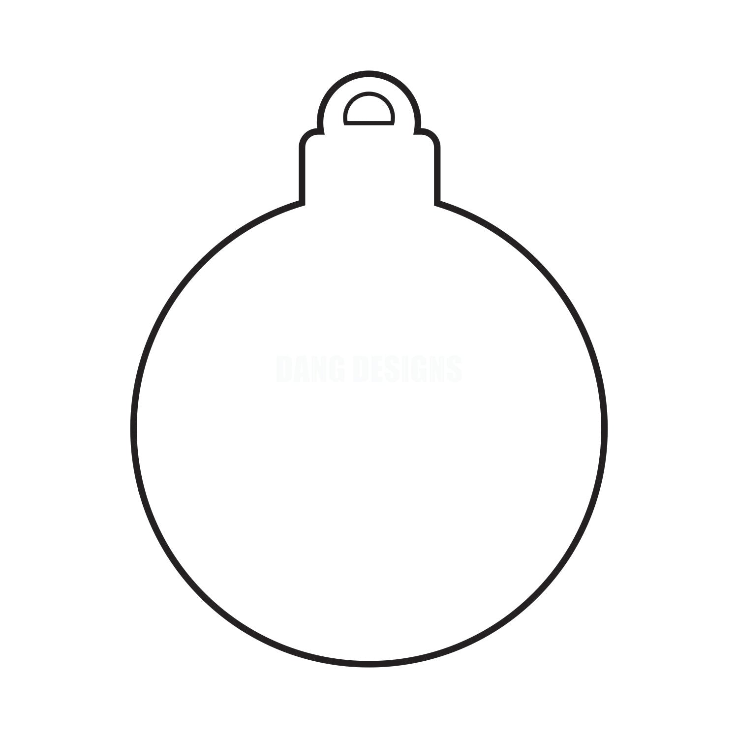 Christmas Ornament Acrylic Blank