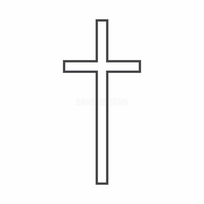 Crucifix Cross Acrylic Blank