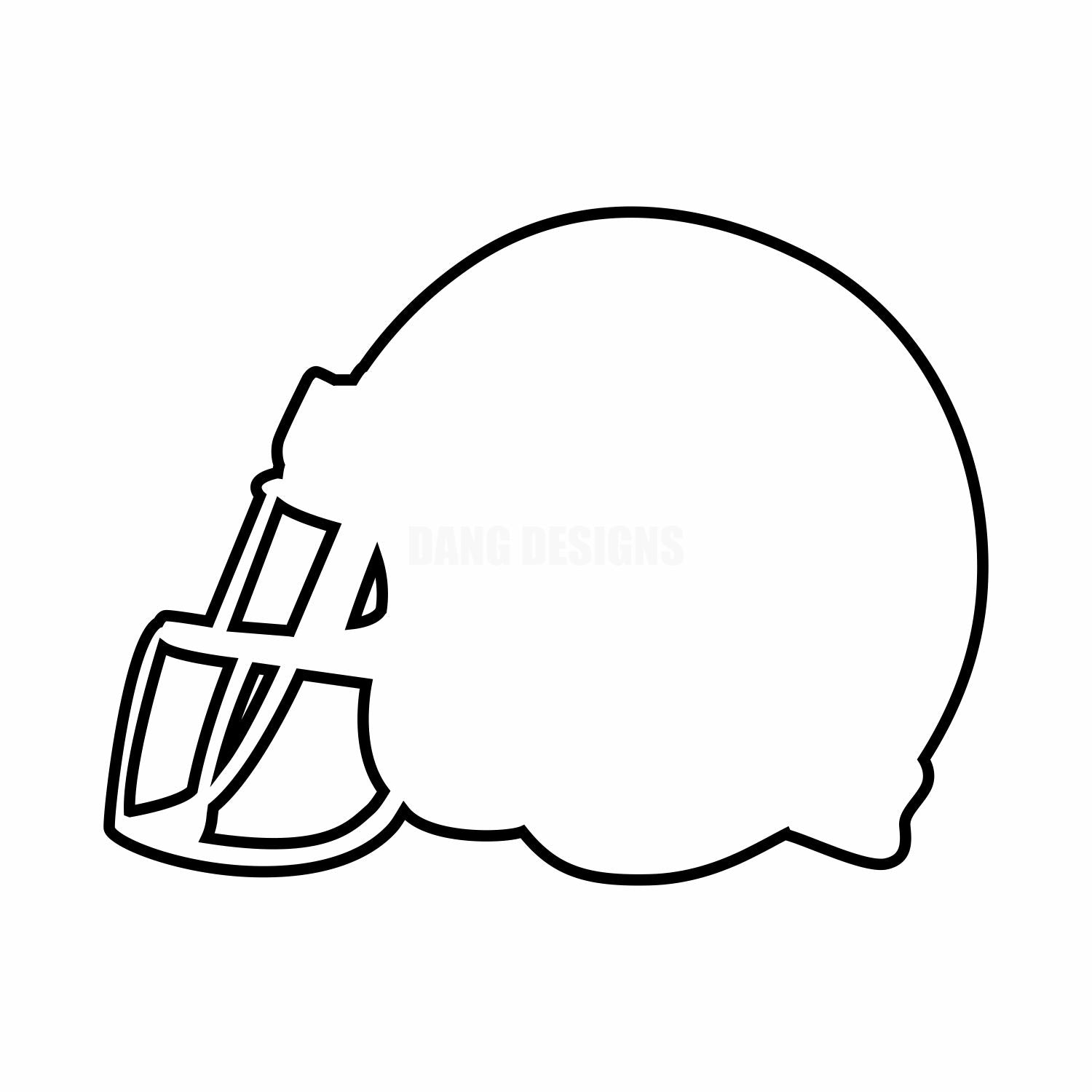 Football Helmet Acrylic Blank