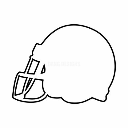 Football Helmet Acrylic Blank