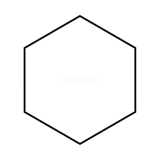 Hexagon Acrylic Blank