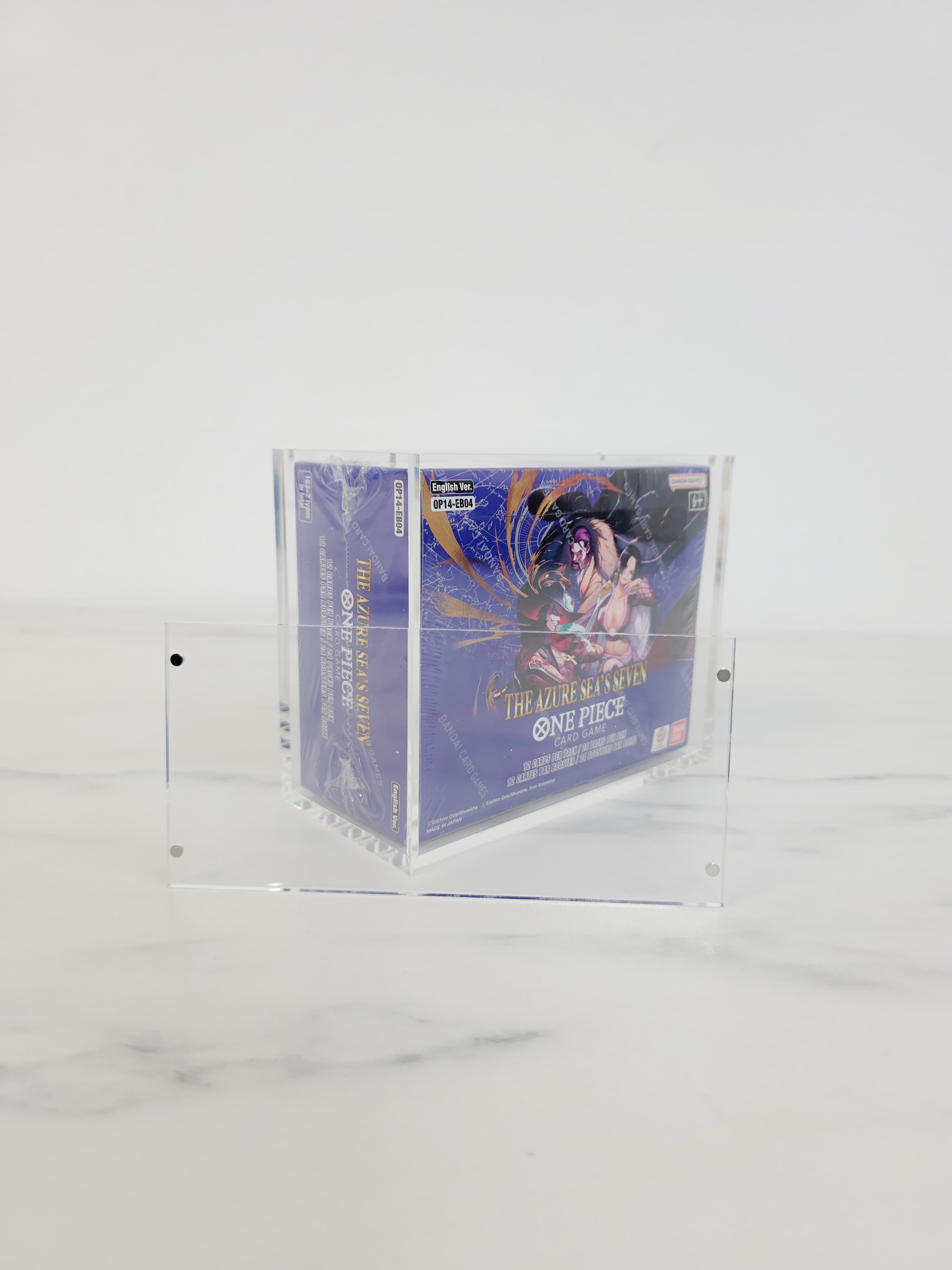 One Piece Booster Box Acrylic Display Case (ENGLISH) OP04+