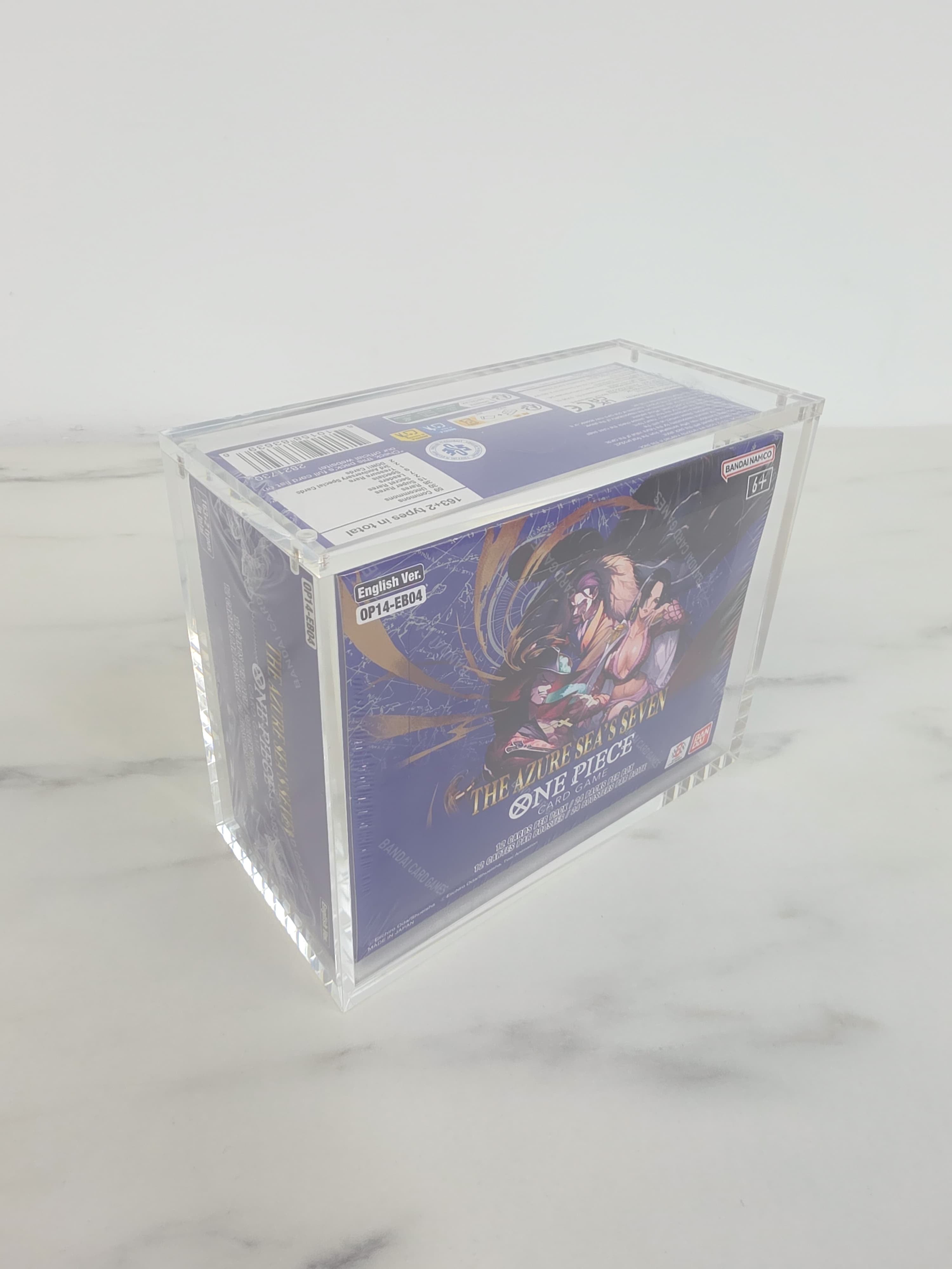 One Piece Booster Box Acrylic Display Case (ENGLISH) OP04+