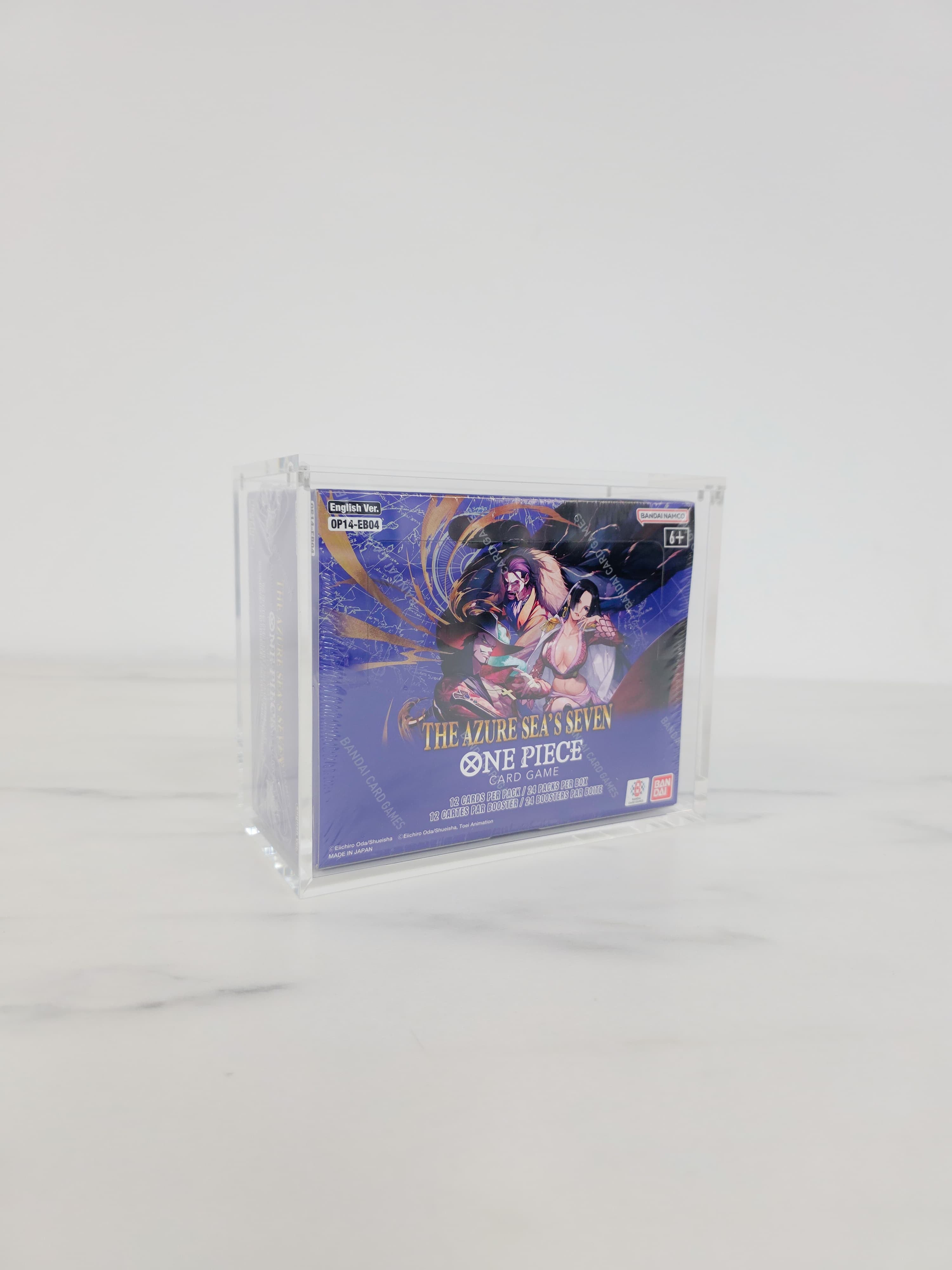 One Piece Booster Box Acrylic Display Case (ENGLISH) OP04+