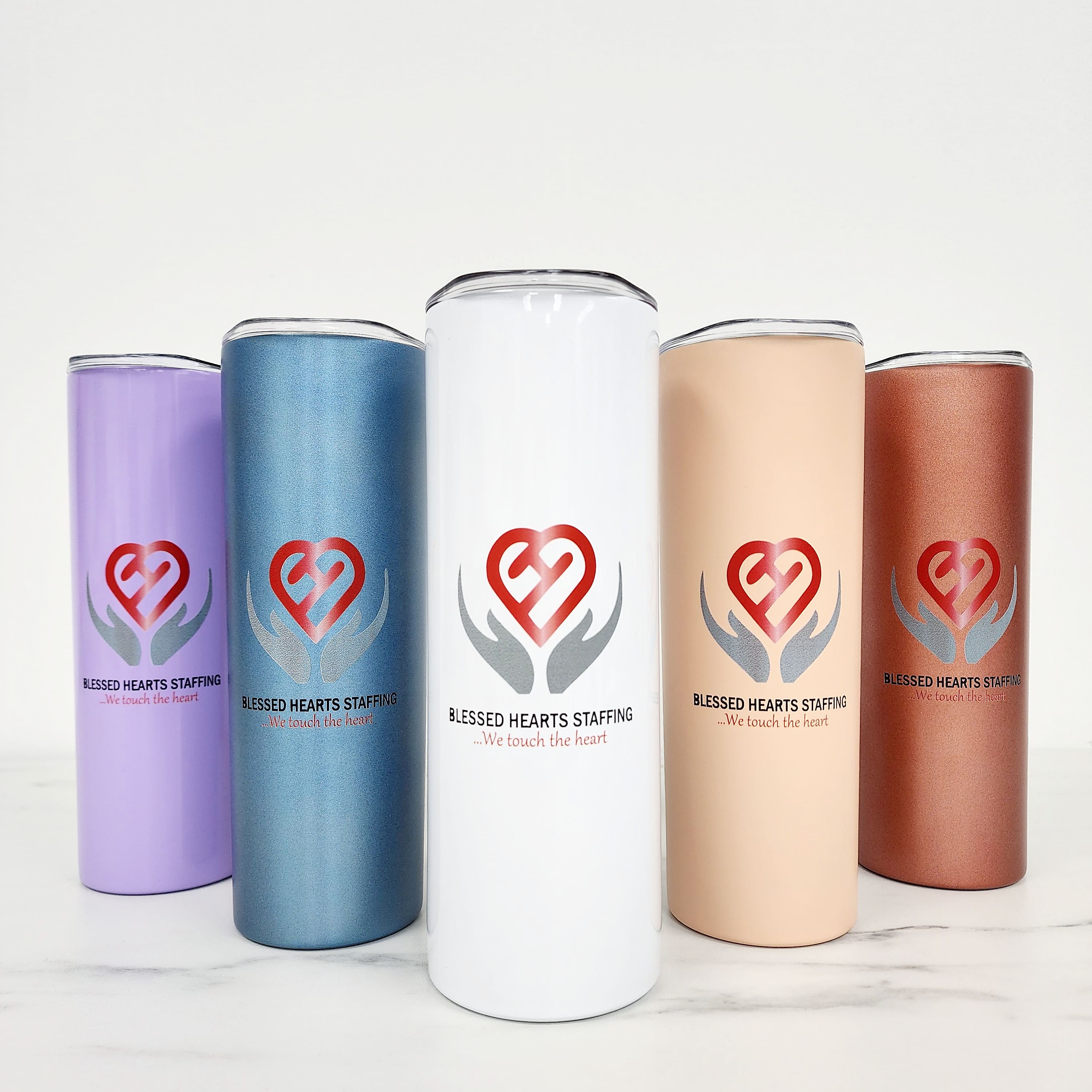 Custom Logo Tumbler | Stainless Steel 20oz | UV Printed