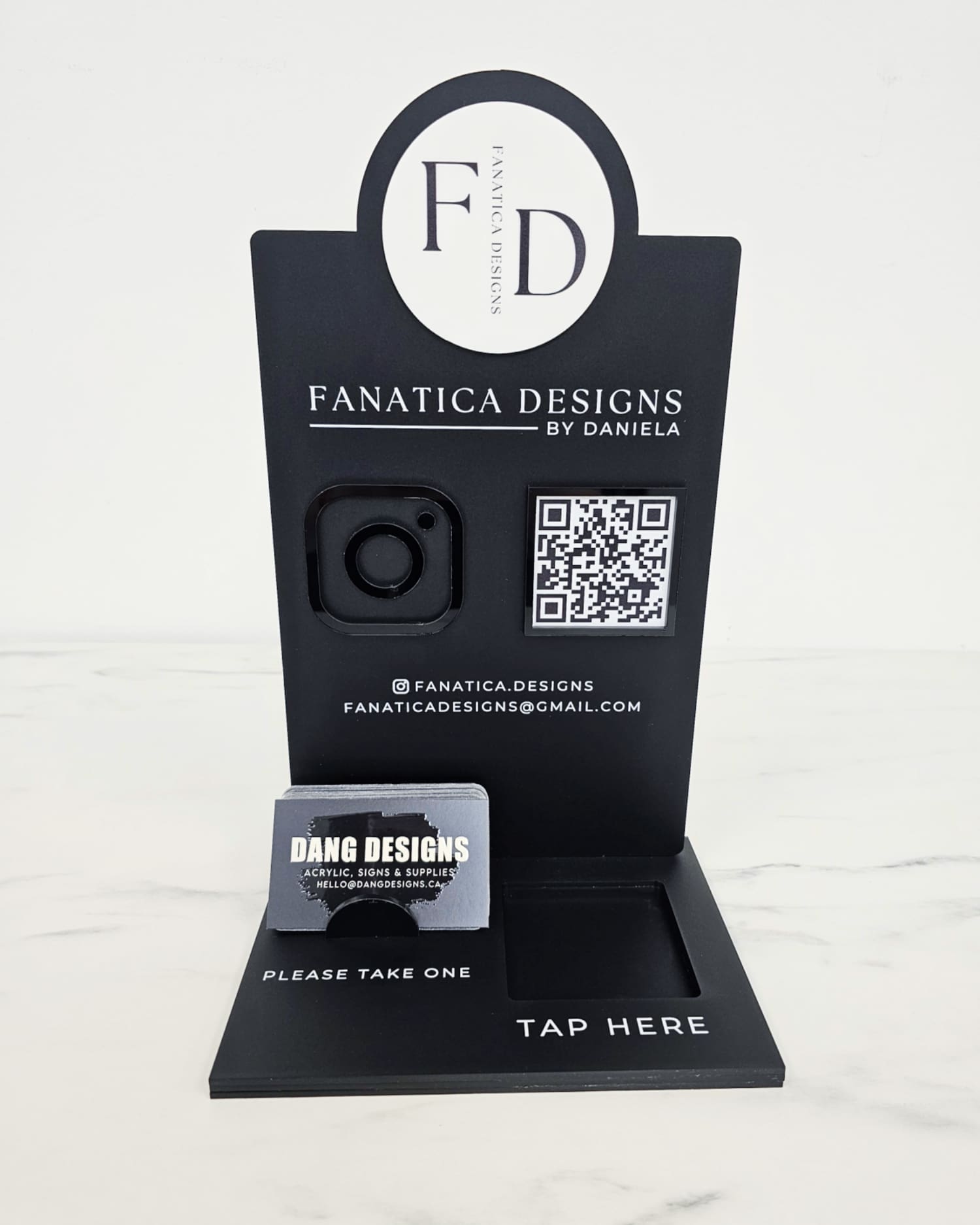 Custom Business Card & Square Terminal/Tap Holder